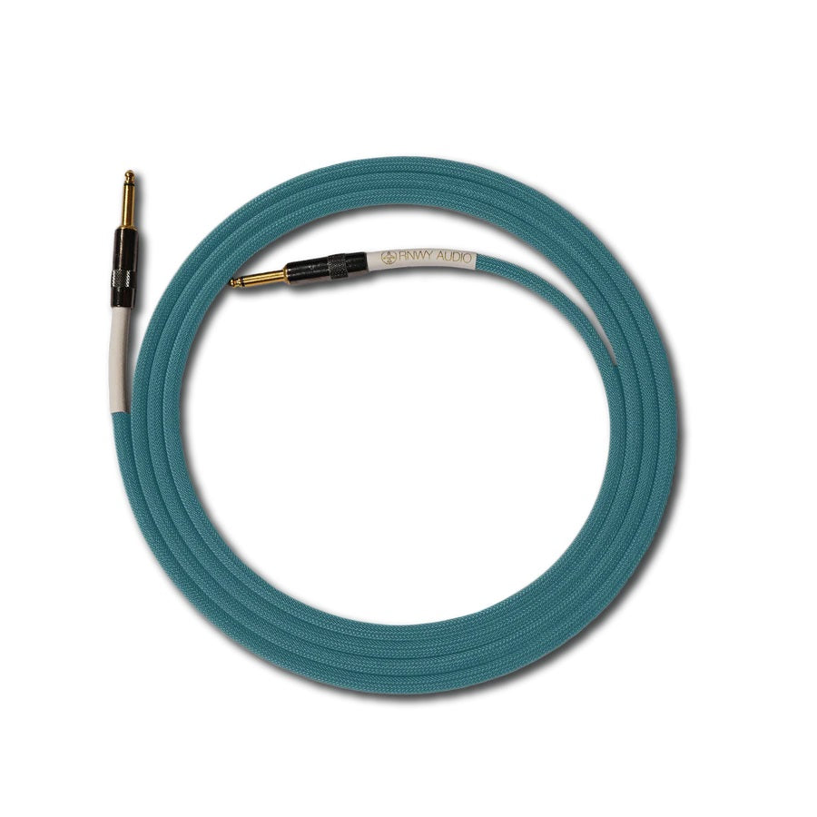 Runway Audio Guitar Cable - 10' Straight - 10ST-AQUA