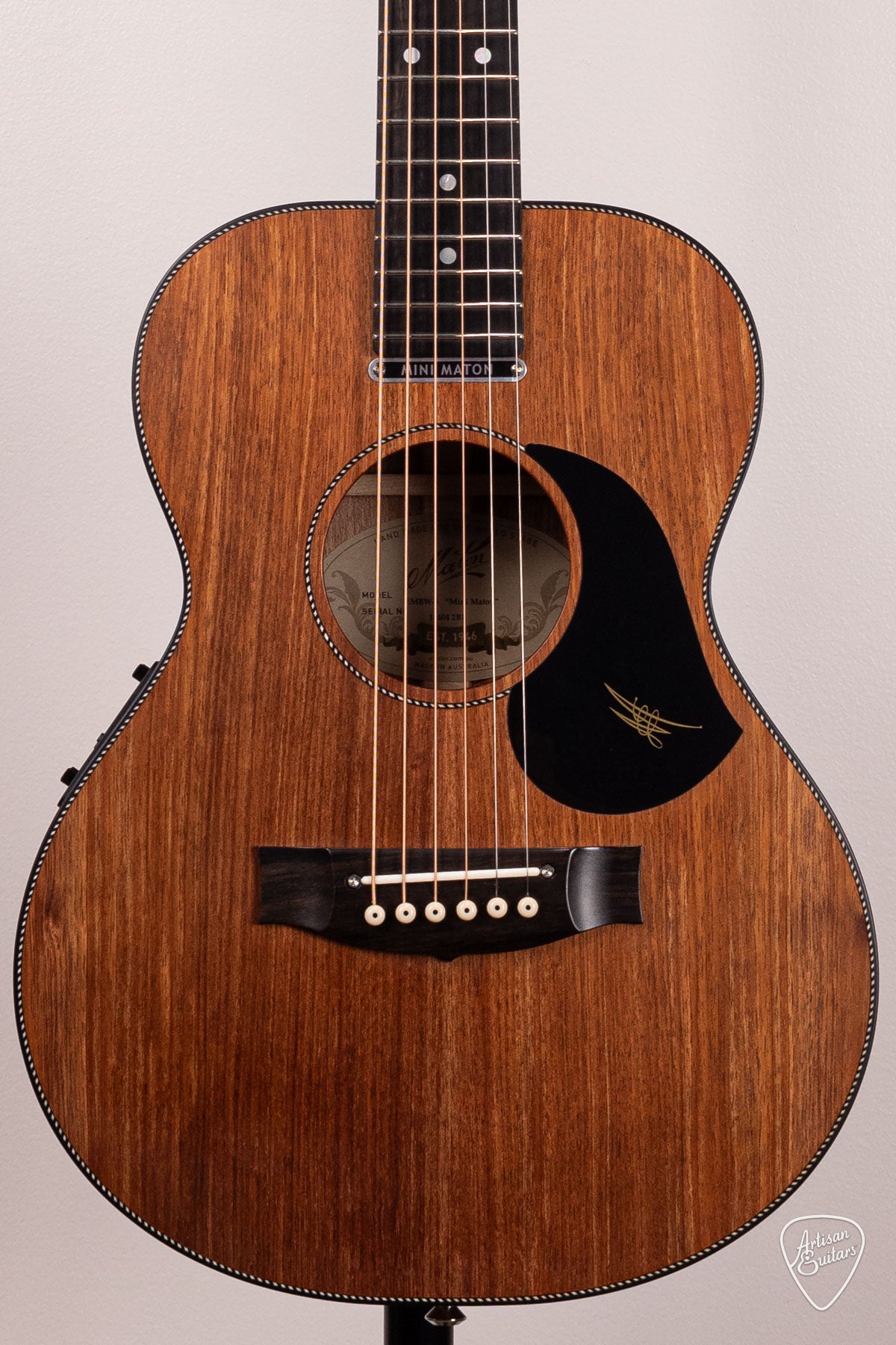 Maton Guitars Pre-Owned EMBW-6 All Blackwood Mini - 16934