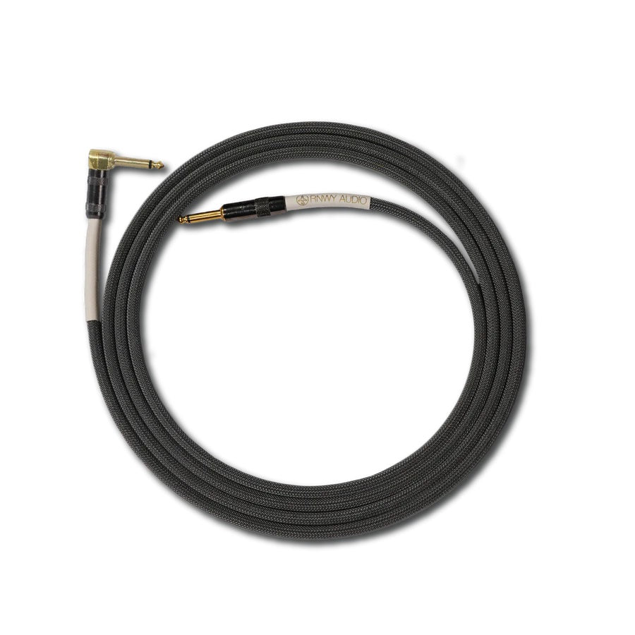 Runway Audio Guitar Cable - 10' Right Angle - 10RA-GRAY