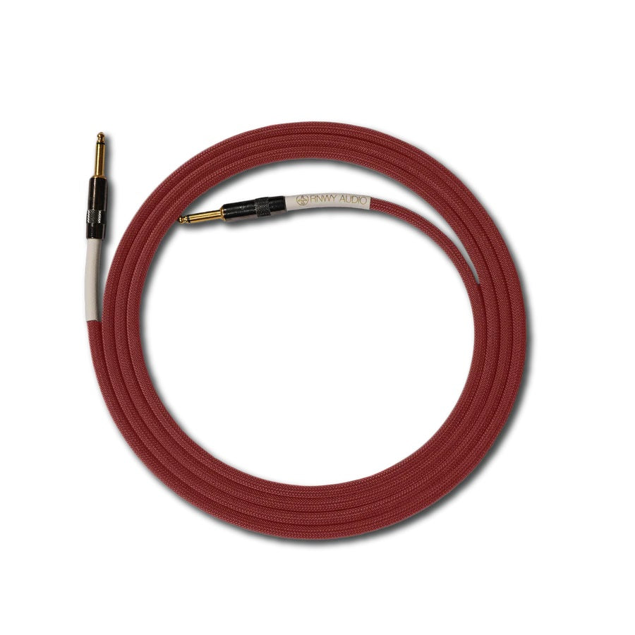 Runway Audio Guitar Cable - 10' Straight - 10ST-RED