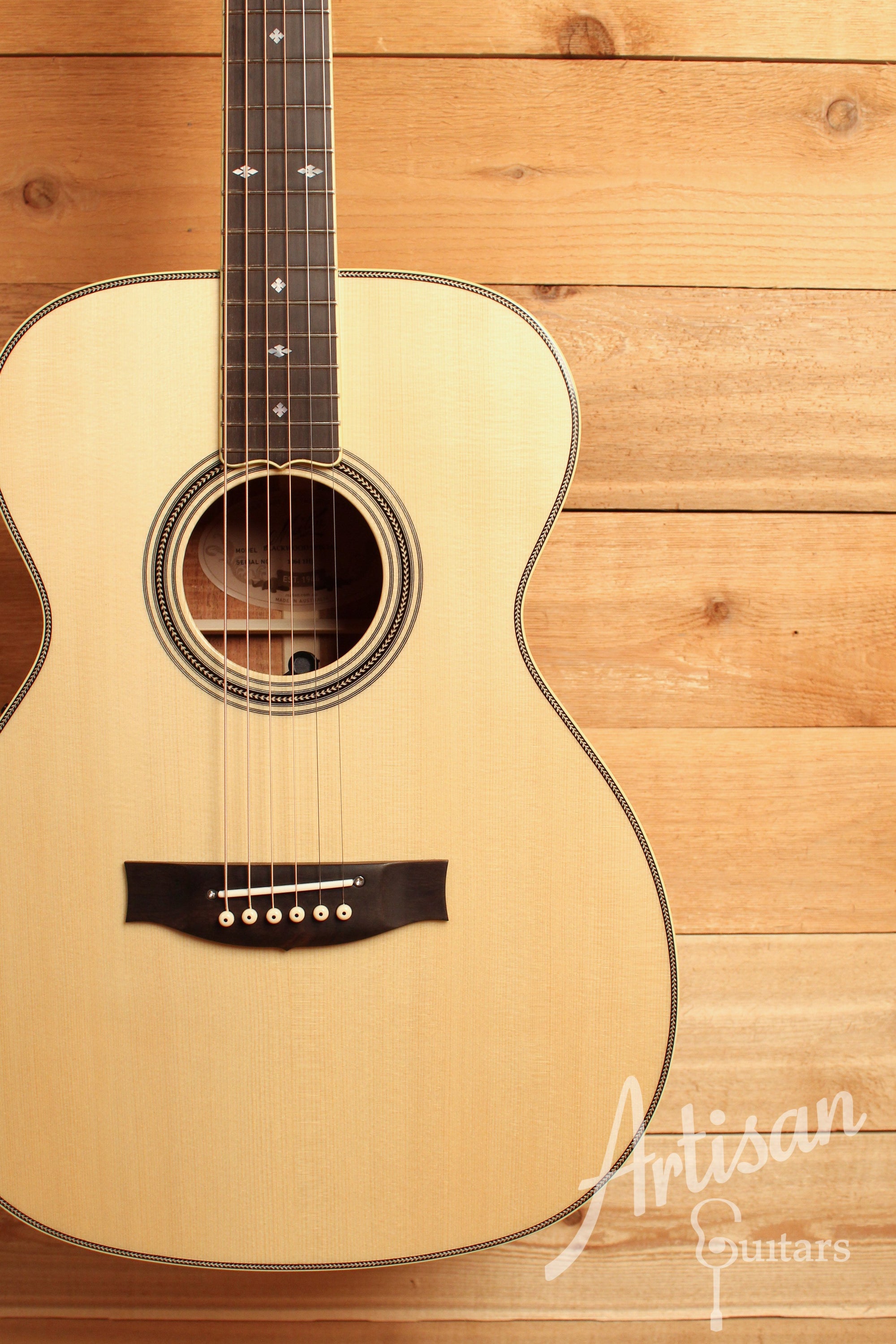 Maton Custom Shop Classic Blackwood Special Guitar with European Spruce & Figured Blackwood  ID-12820 - Artisan Guitars