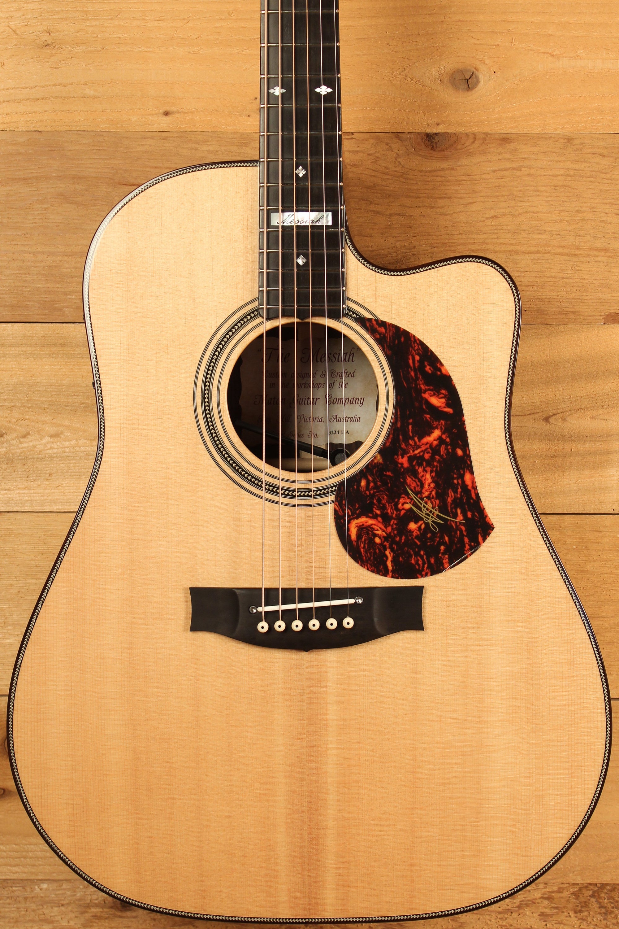 Maton EM100C Messiah Guitar Sitka Spruce & Indian Rosewood w/ AP5 Pro ID-13079 - Artisan Guitars