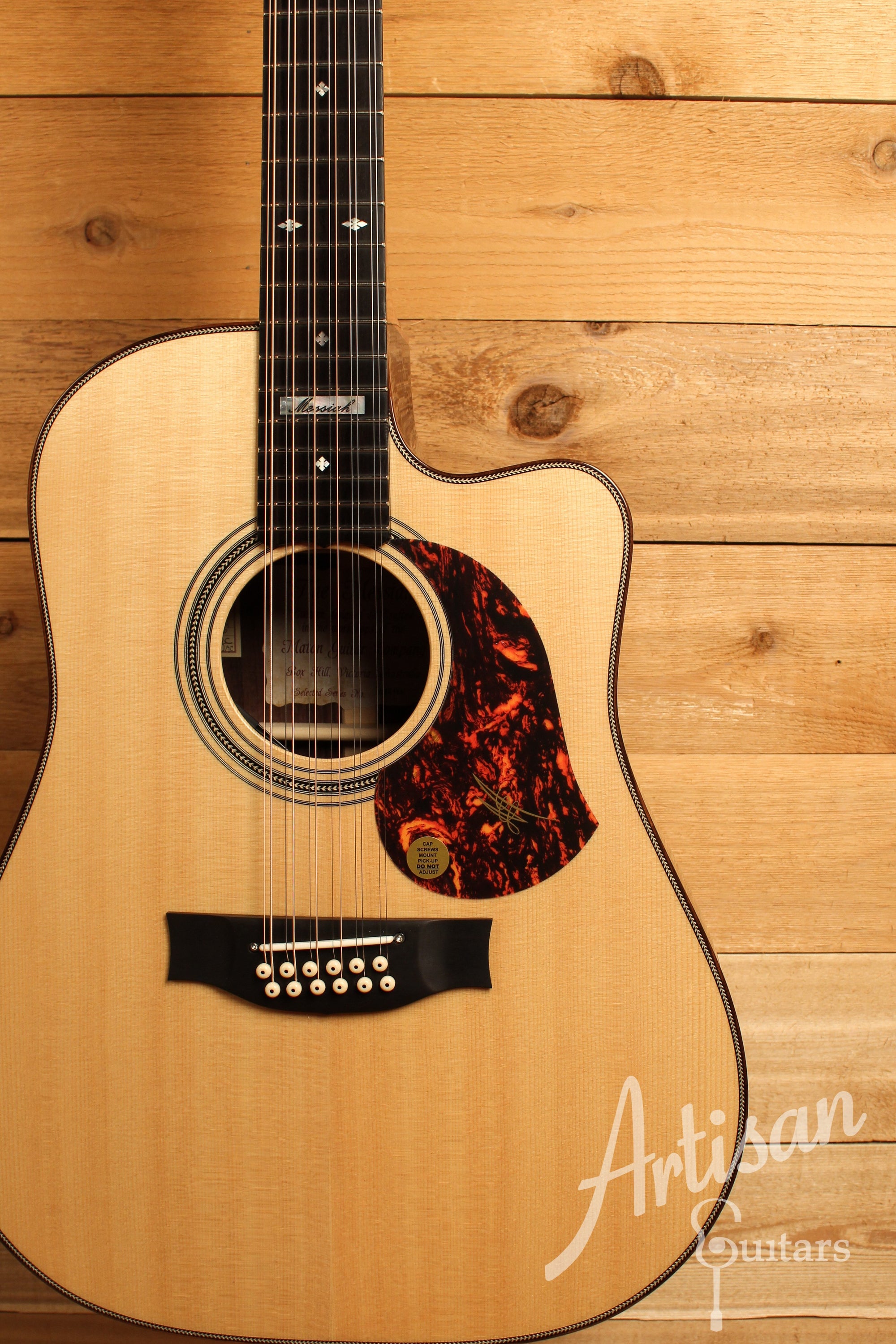 Maton EM100C 12-String Messiah Guitar Sitka Spruce & Indian Rosewood\ ID-12980 - Artisan Guitars