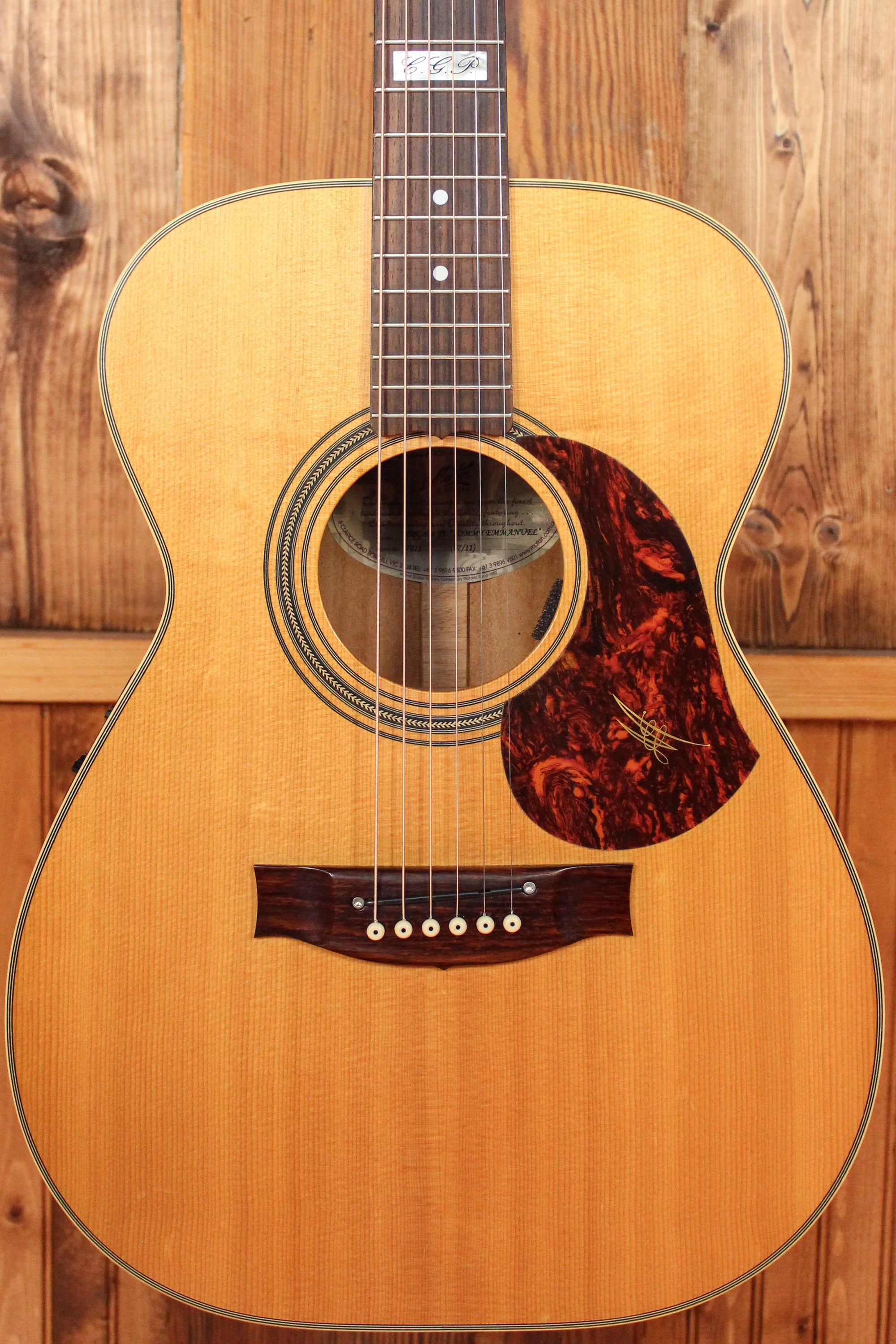 Maton EBG 808 TE Tommy Emmanuel Signature Guitar Pre-Owned 2011 ID-13818 - Artisan Guitars