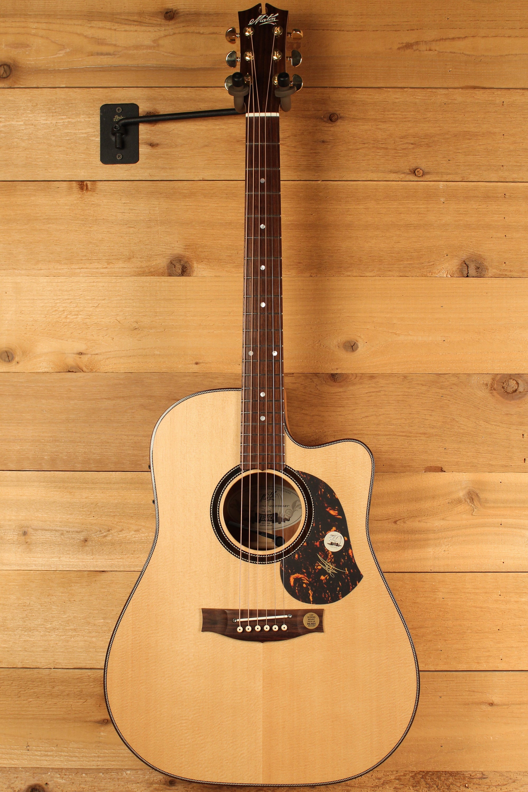 Maton 70th Anniversary Dreadnought Cutaway Sitka Spruce and Blackwood ID-13257 - Artisan Guitars