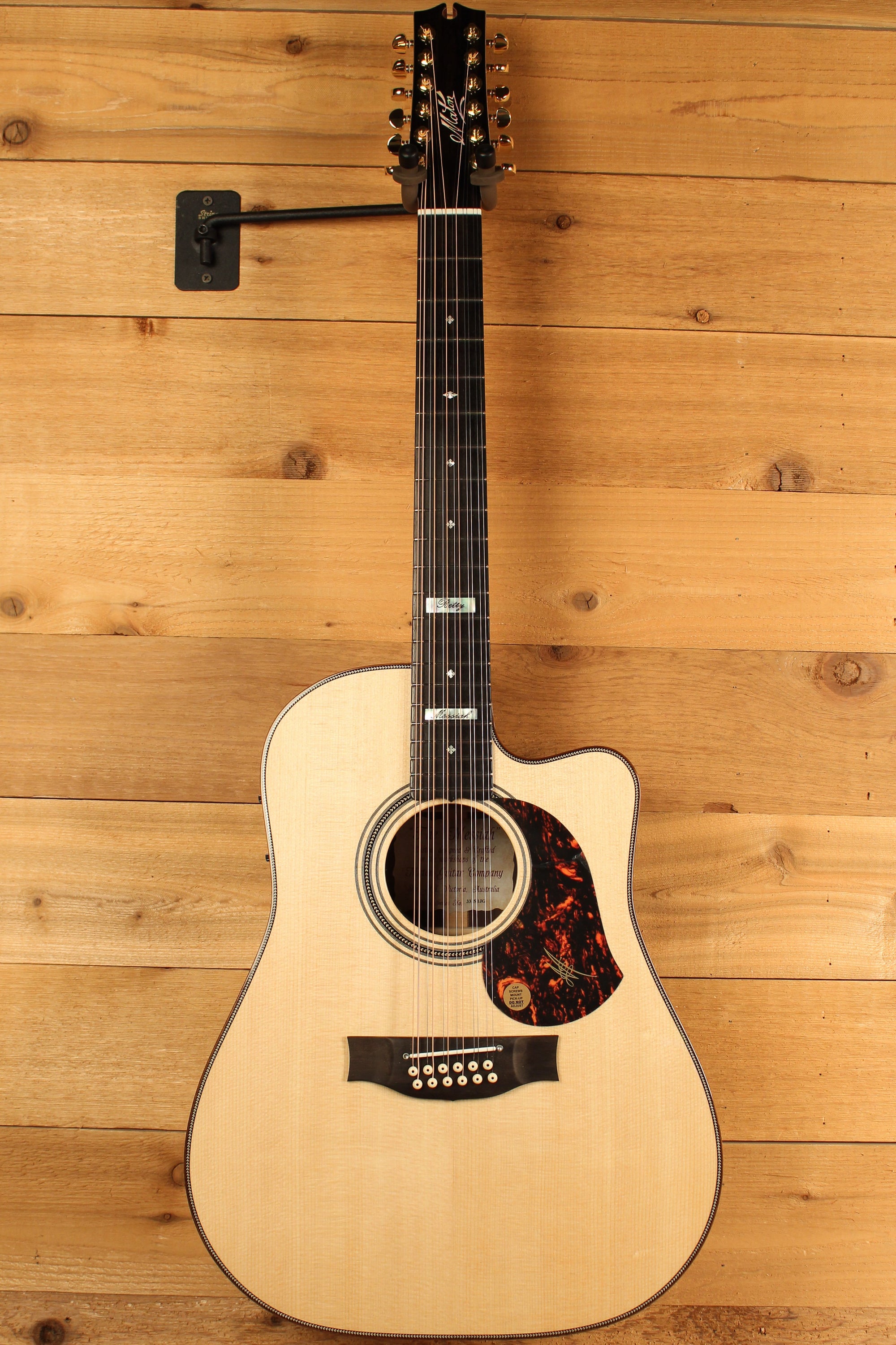 Maton EM100C 12-String Messiah Custom w/ Sitka Spruce & Indian Rosewood ID-13476 - Artisan Guitars