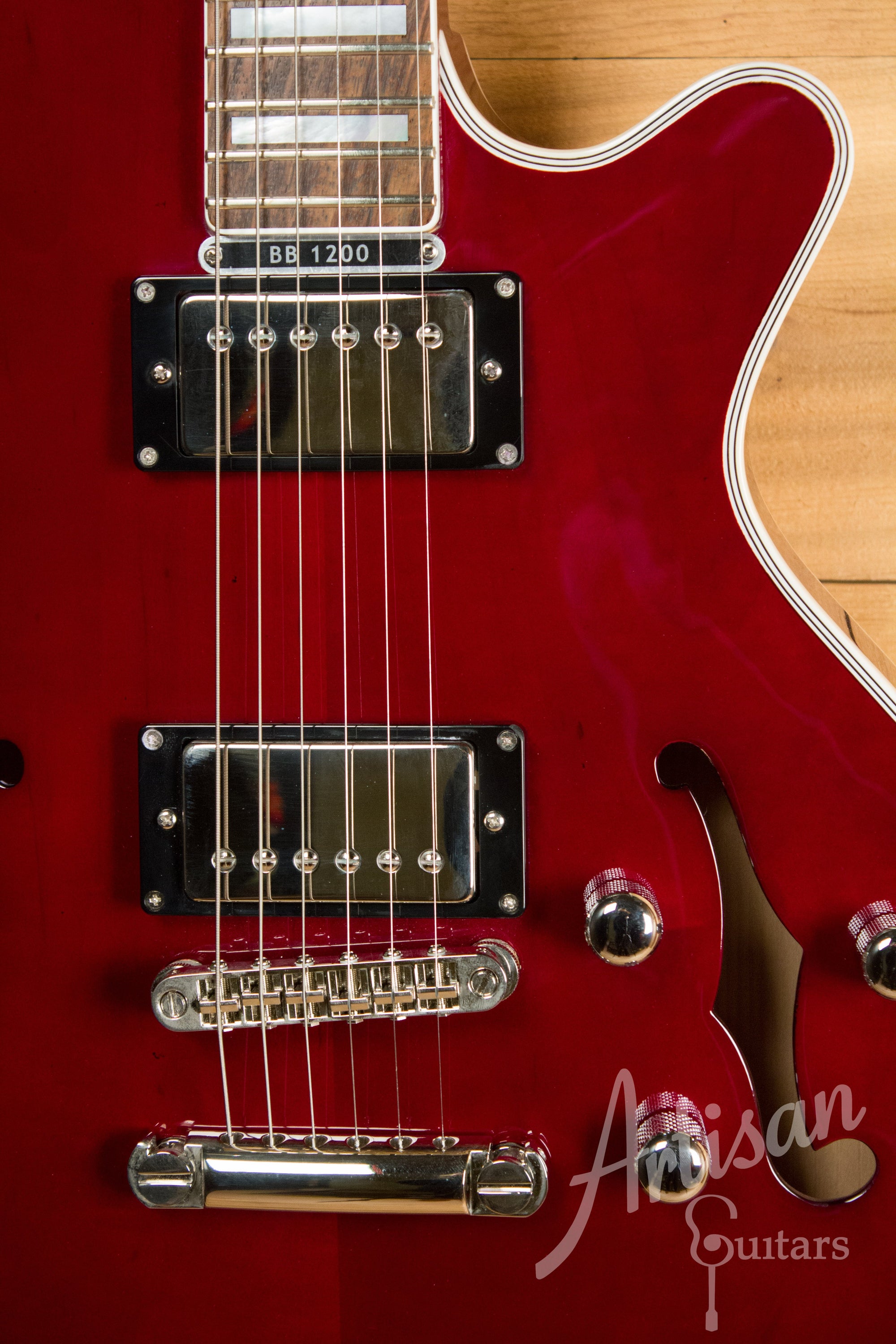 Maton BB1200 Electric Guitar Cherry Red Finish Pre-Owned 2012 ID-11216 - Artisan Guitars