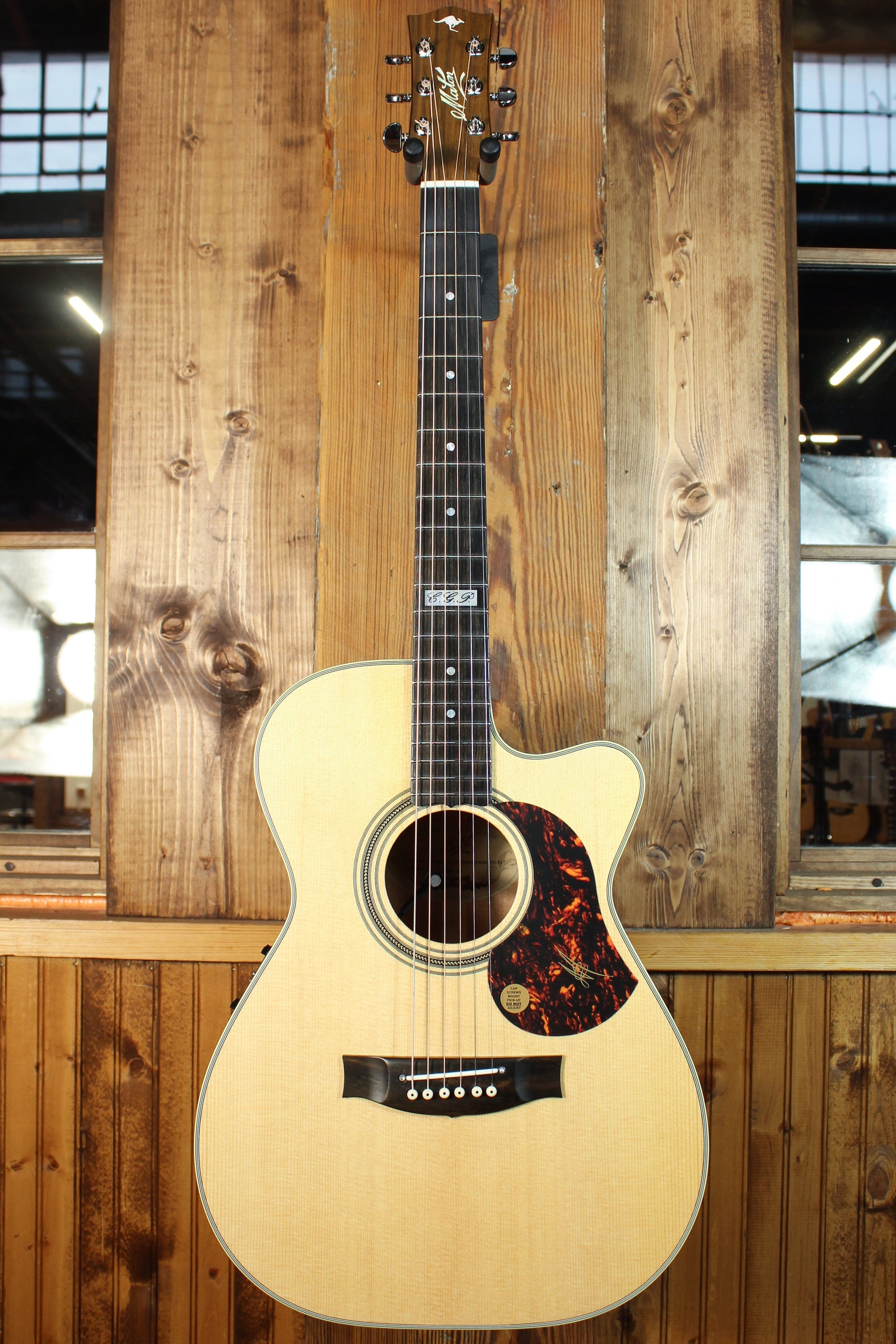 Maton EBG 808C TE Tommy Emmanuel Signature Guitar Cutaway ID-13787 - Artisan Guitars