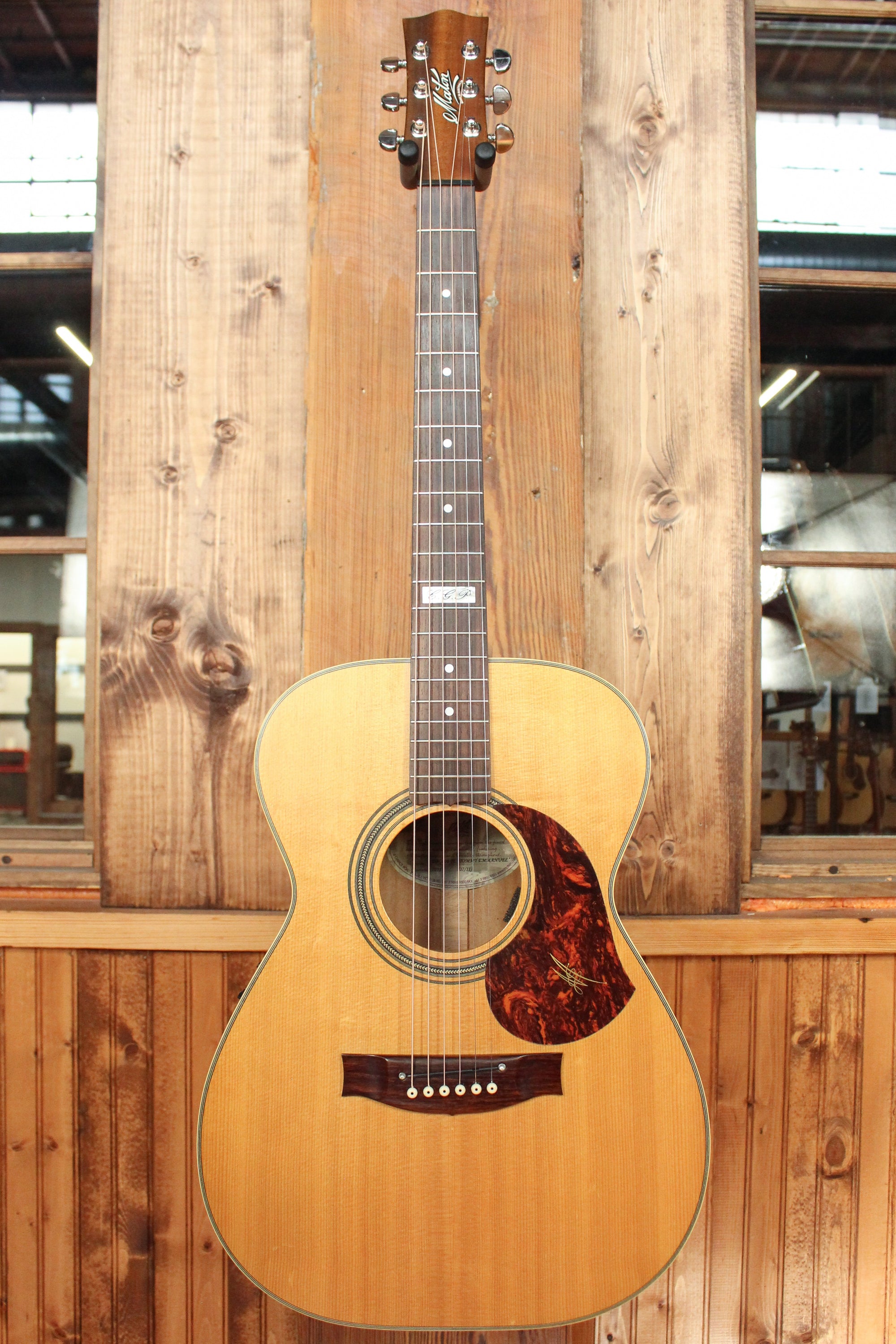 Maton EBG 808 TE Tommy Emmanuel Signature Guitar Pre-Owned 2011 ID-13818 - Artisan Guitars