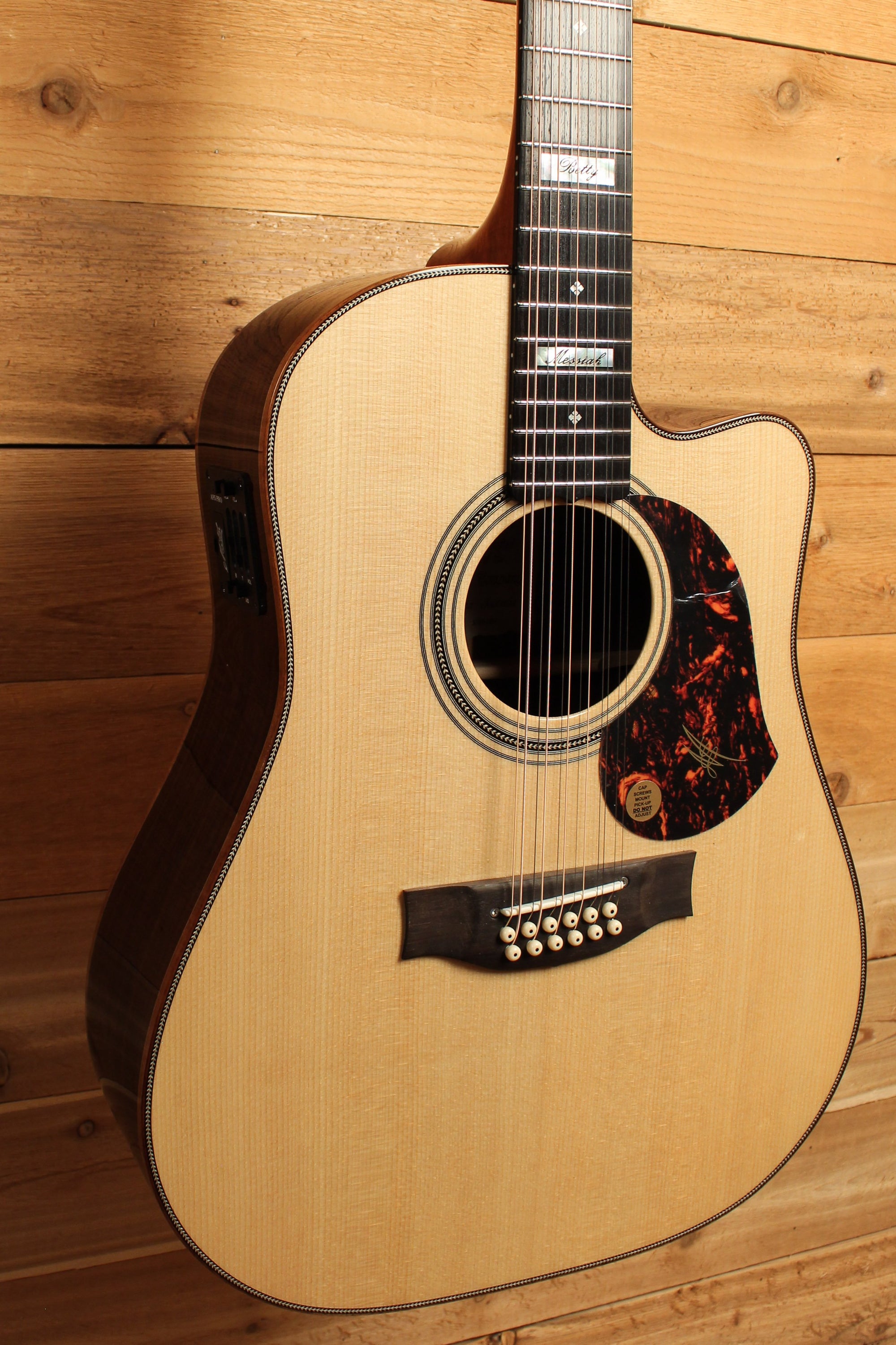 Maton EM100C 12-String Messiah Custom w/ Sitka Spruce & Indian Rosewood ID-13476 - Artisan Guitars