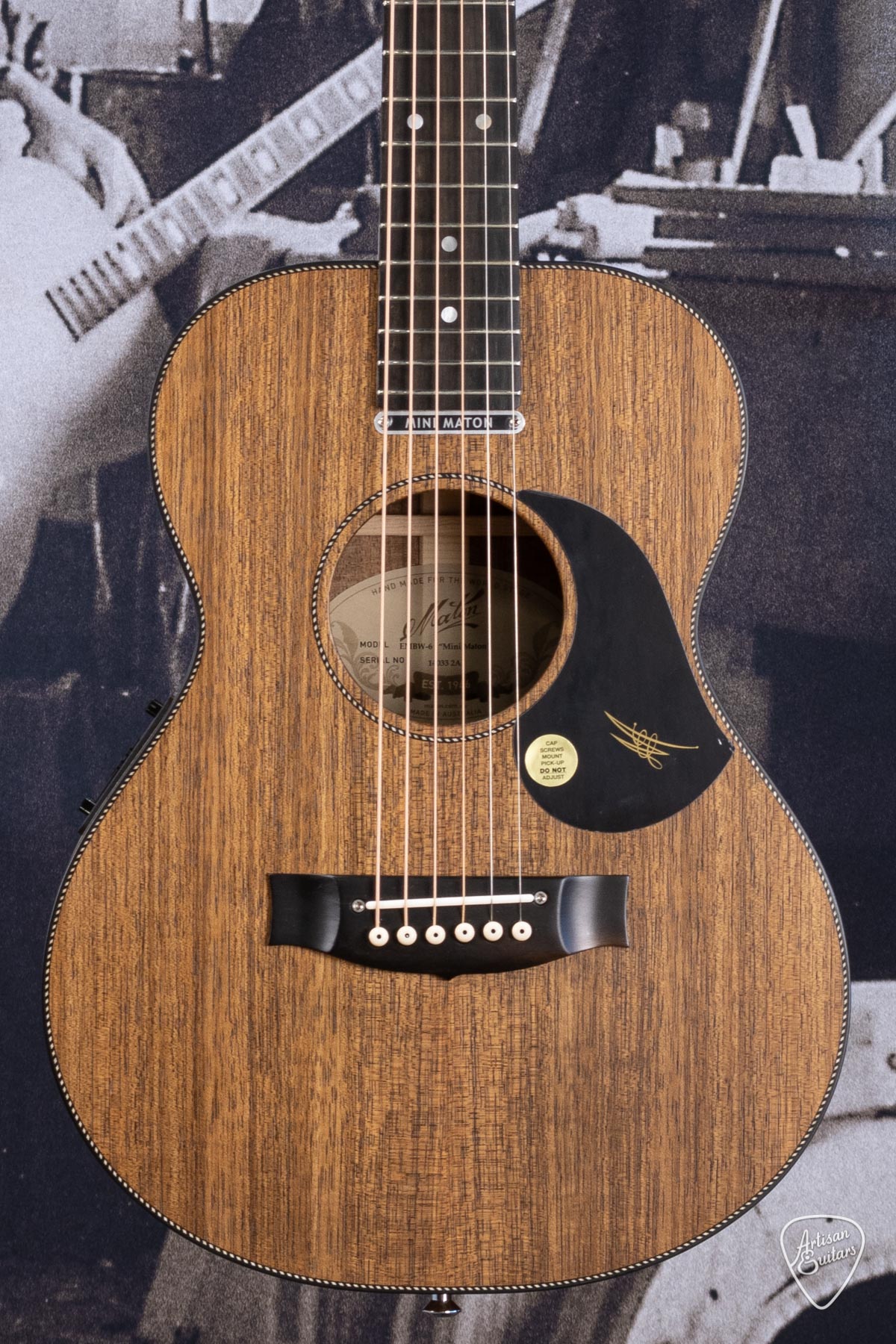 Maton Guitars EMBW-6 All Blackwood Mini - 16254