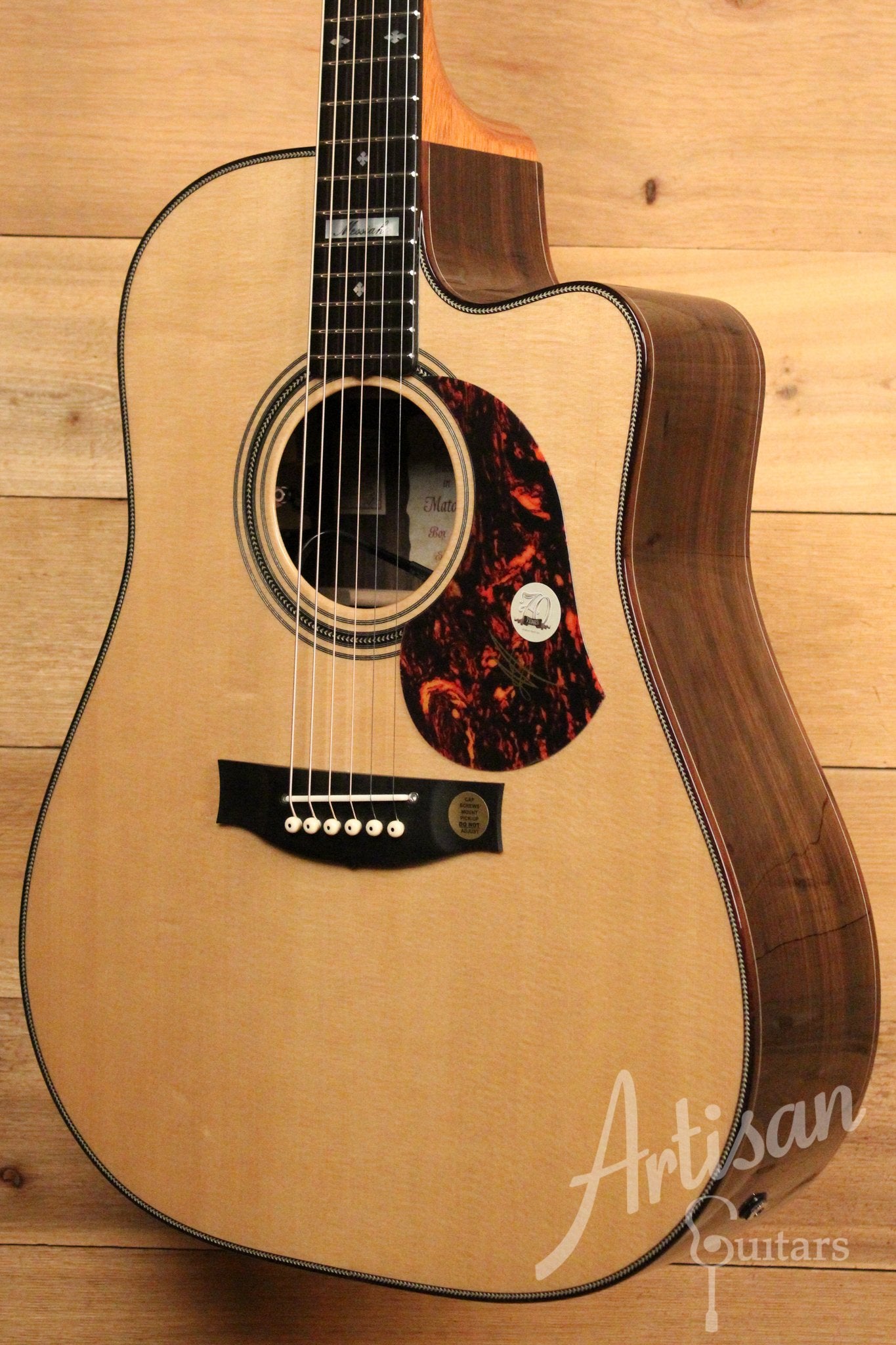 Maton EM100C Messiah Guitar Sitka Spruce and Indian Rosewood ID-11550 - Artisan Guitars