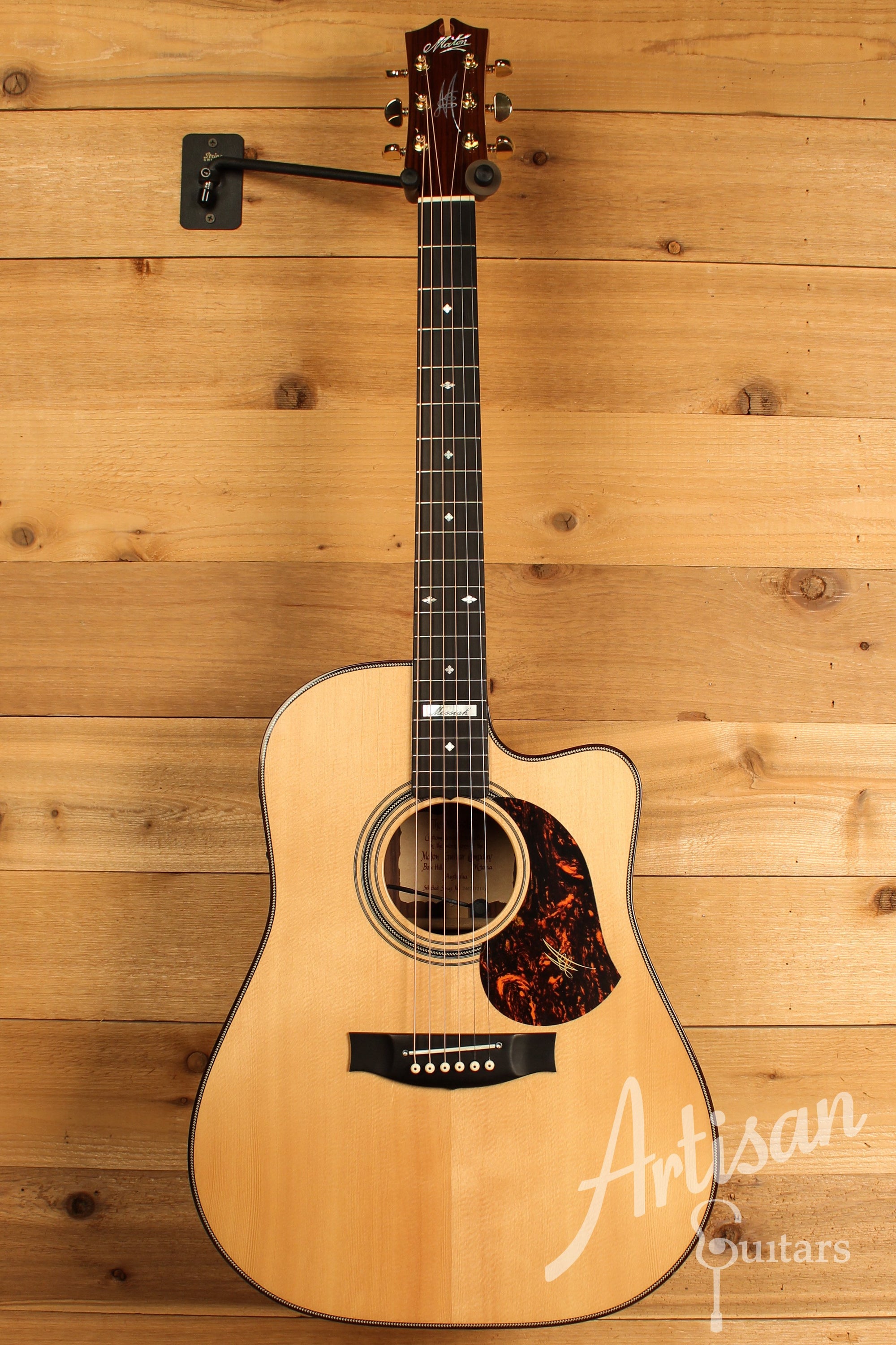 Maton EM100C Messiah Guitar Sitka Spruce and Indian Rosewood Pre-Owned 2015 ID-12366 - Artisan Guitars