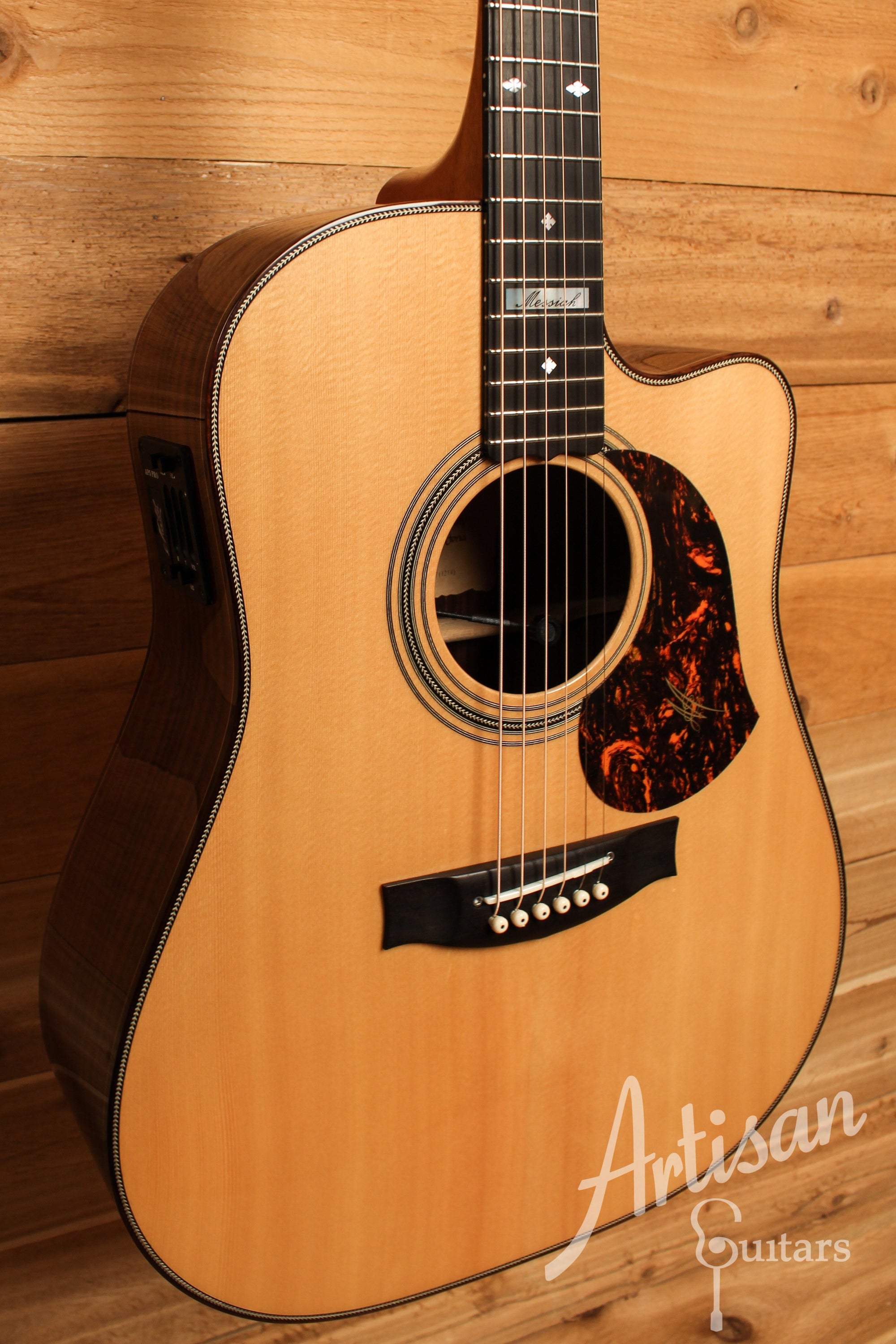 Maton EM100C Messiah Guitar Sitka Spruce and Indian Rosewood Pre-Owned 2015 ID-12366 - Artisan Guitars