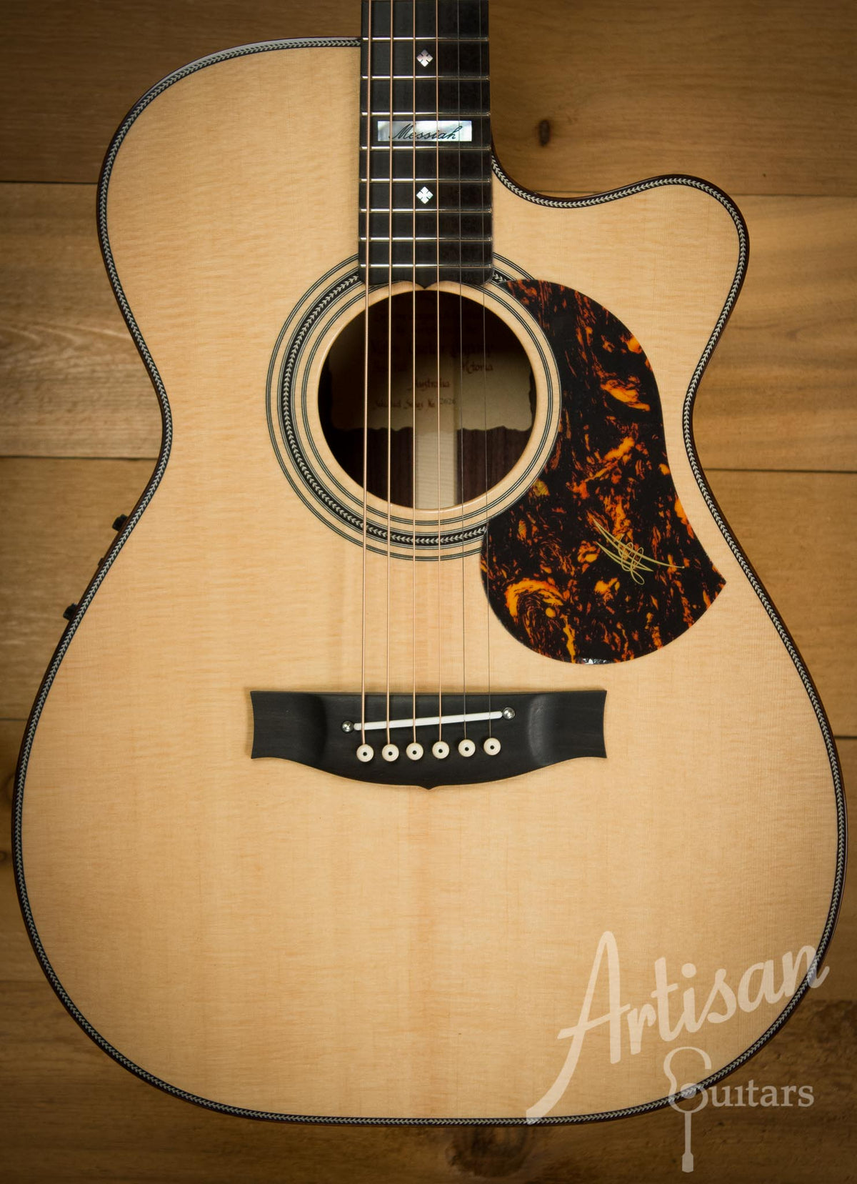 Maton EM 100C 808 Messiah Series Guitar with Sitka and Indian Rosewood Cutaway AP5 Pro ID-10124 - Artisan Guitars