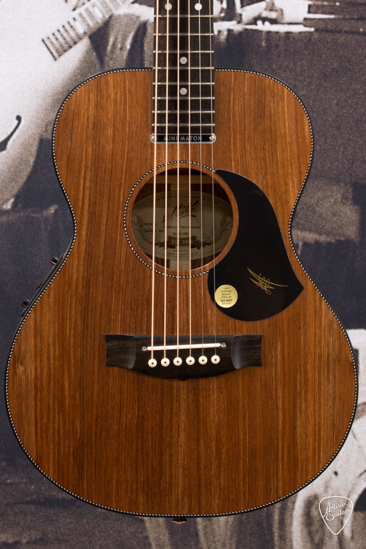 Maton Guitars EMBW-6 All Blackwood Mini - 16334