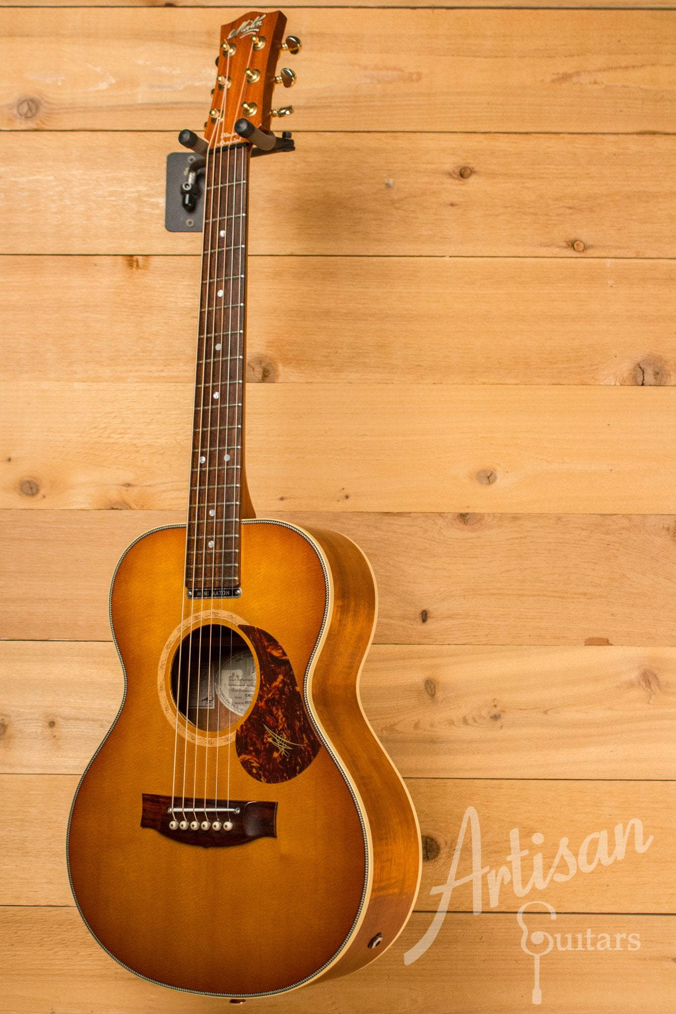 Maton EMD6 Mini Maton Diesel Sitka with Blackwood and Vintage Amber Sunburst Pre-Owned 2012 ID-10754 - Artisan Guitars