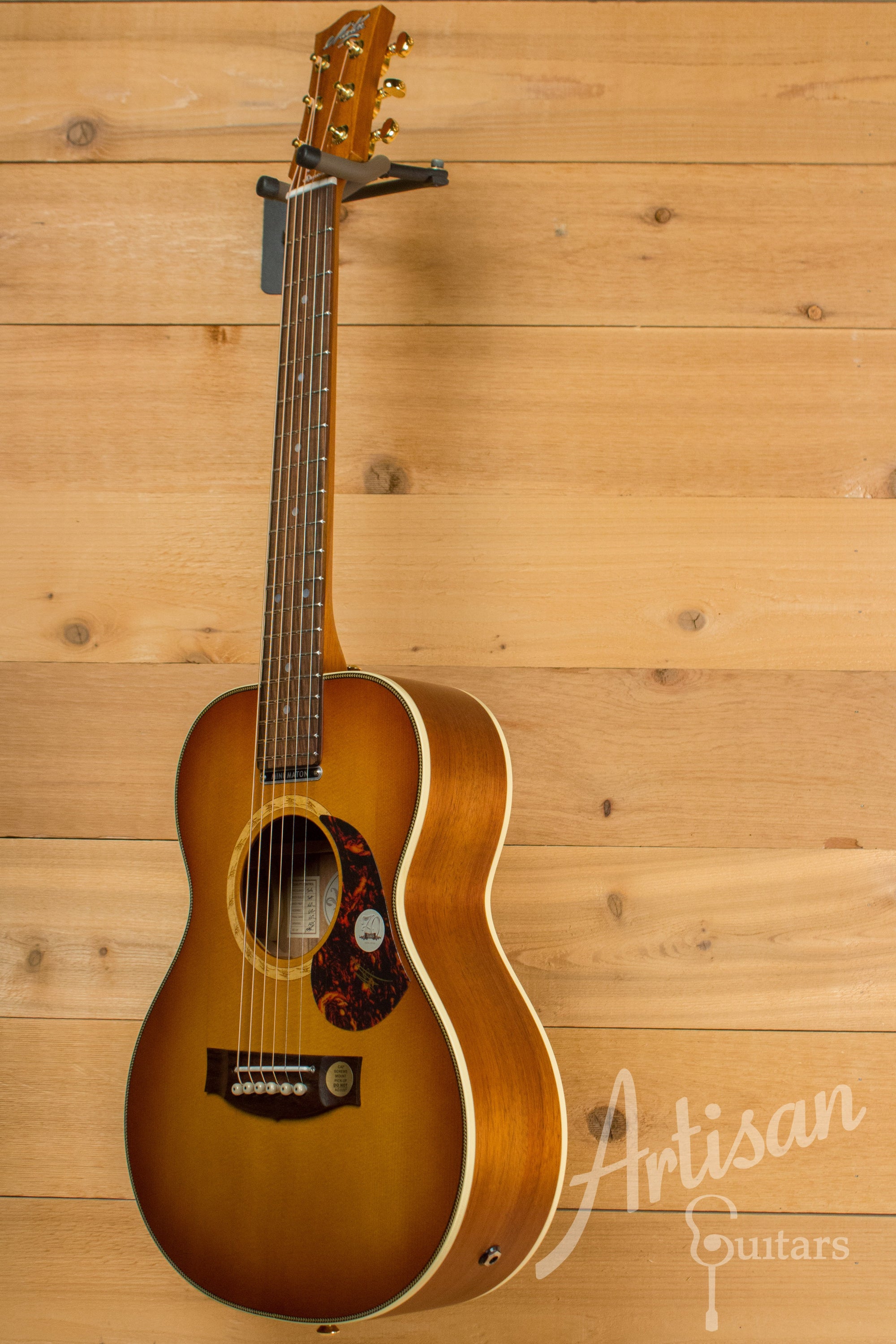 Maton EMD6 Mini Maton Diesel Sitka with Blackwood and Vintage Amber Sunburst ID-11210 - Artisan Guitars
