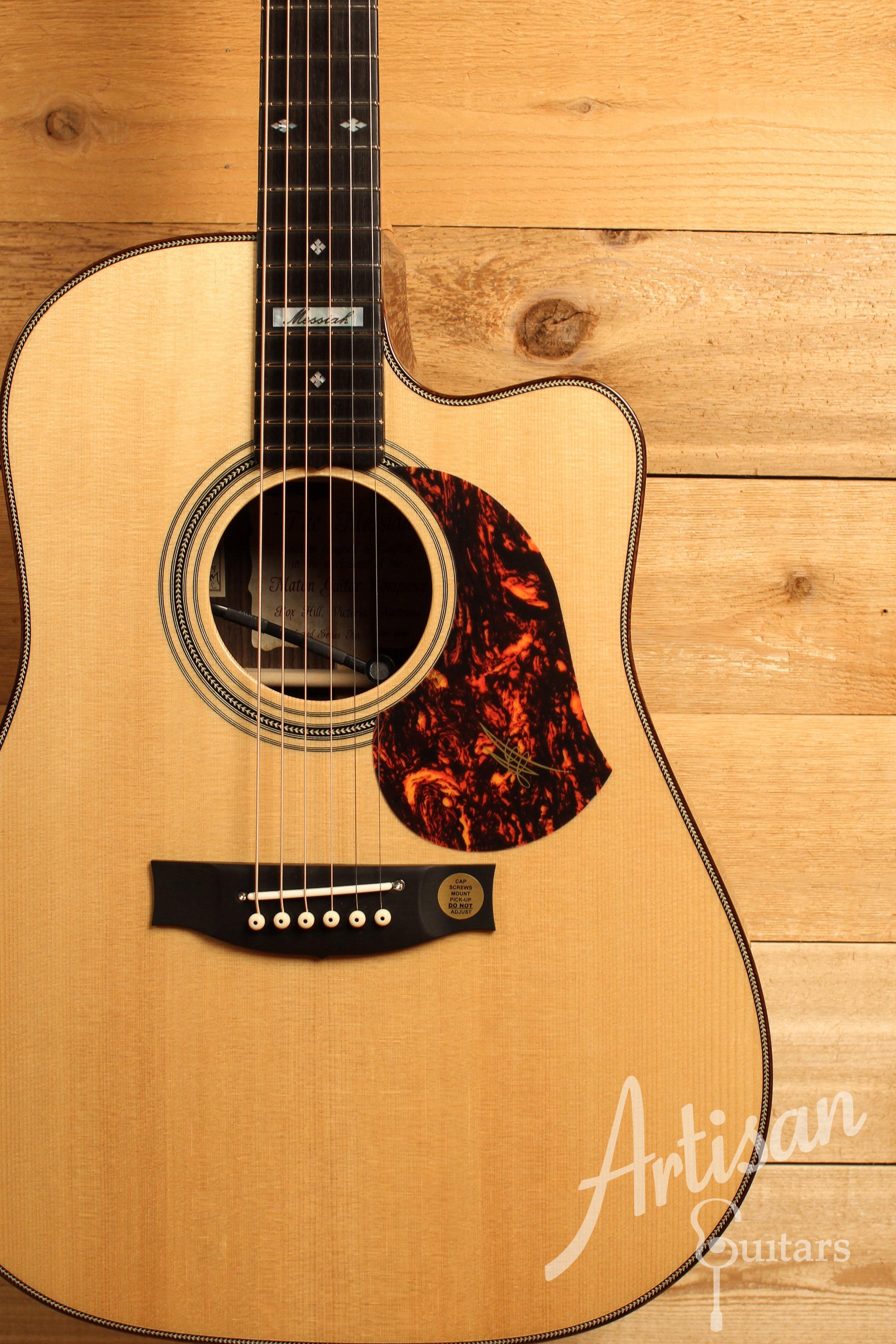 Maton EM100C Messiah Guitar Sitka Spruce & Indian Rosewood w/ AP5 Pro ID-12993 - Artisan Guitars