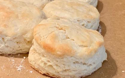 Southern Living's Buttermilk Biscuits with tweaks by Ellie