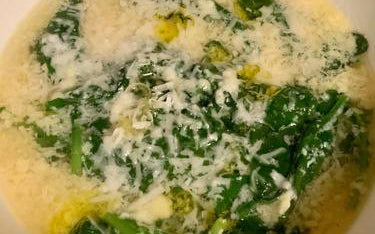 Ellie’s Spinach Stracciatella
