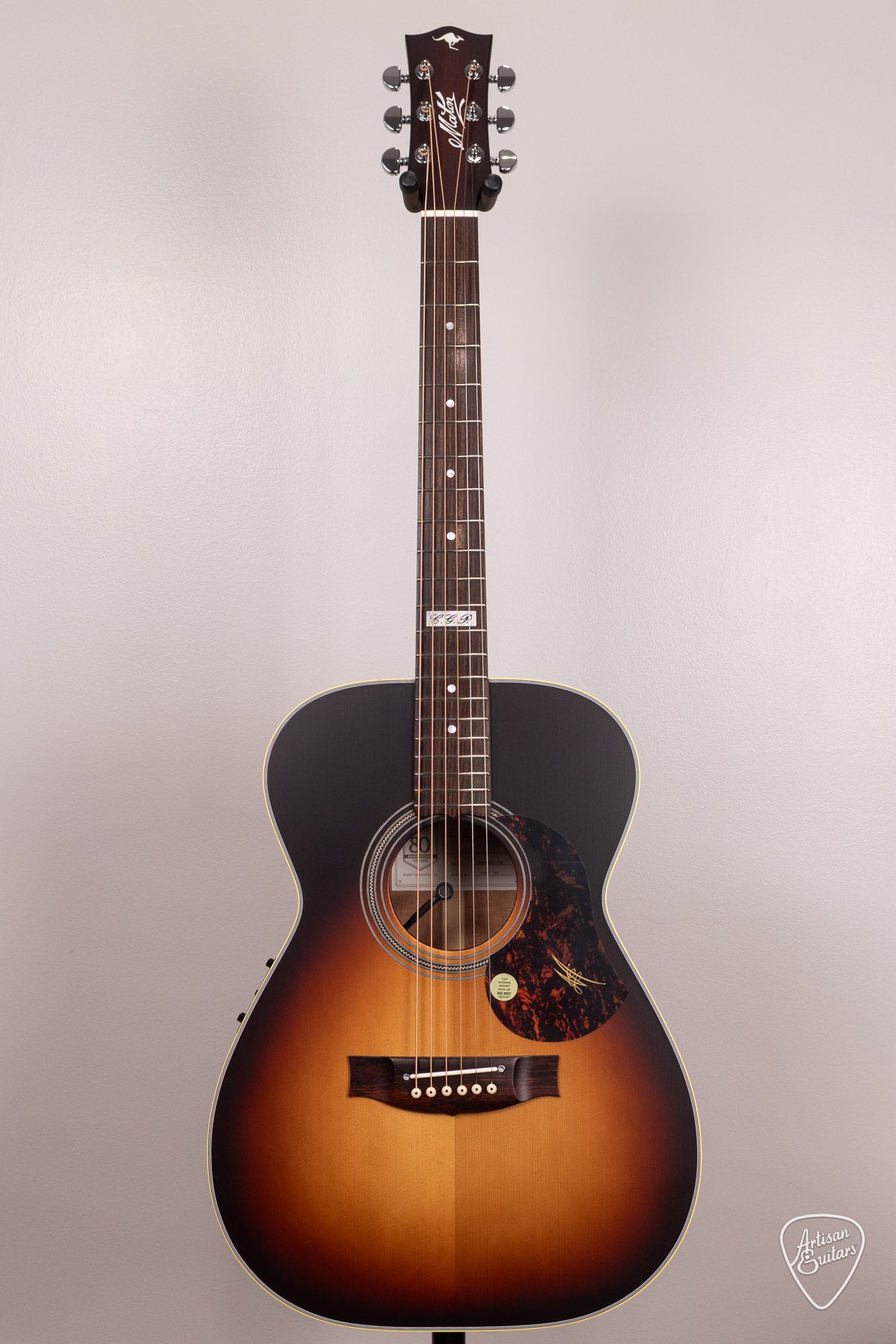 Maton Guitars EBG-808-TE Tommy Emmanuel Custom Sunburst - 17166