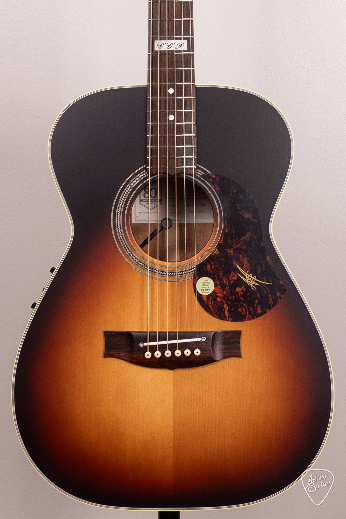 Maton Guitars EBG-808-TE Tommy Emmanuel Custom Sunburst - 17166