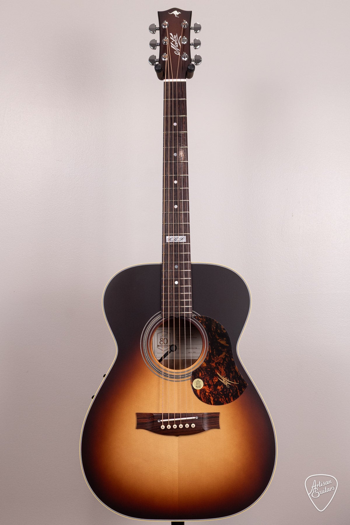 Maton Guitars EBG-808-TE Tommy Emmanuel Custom Sunburst - 17252