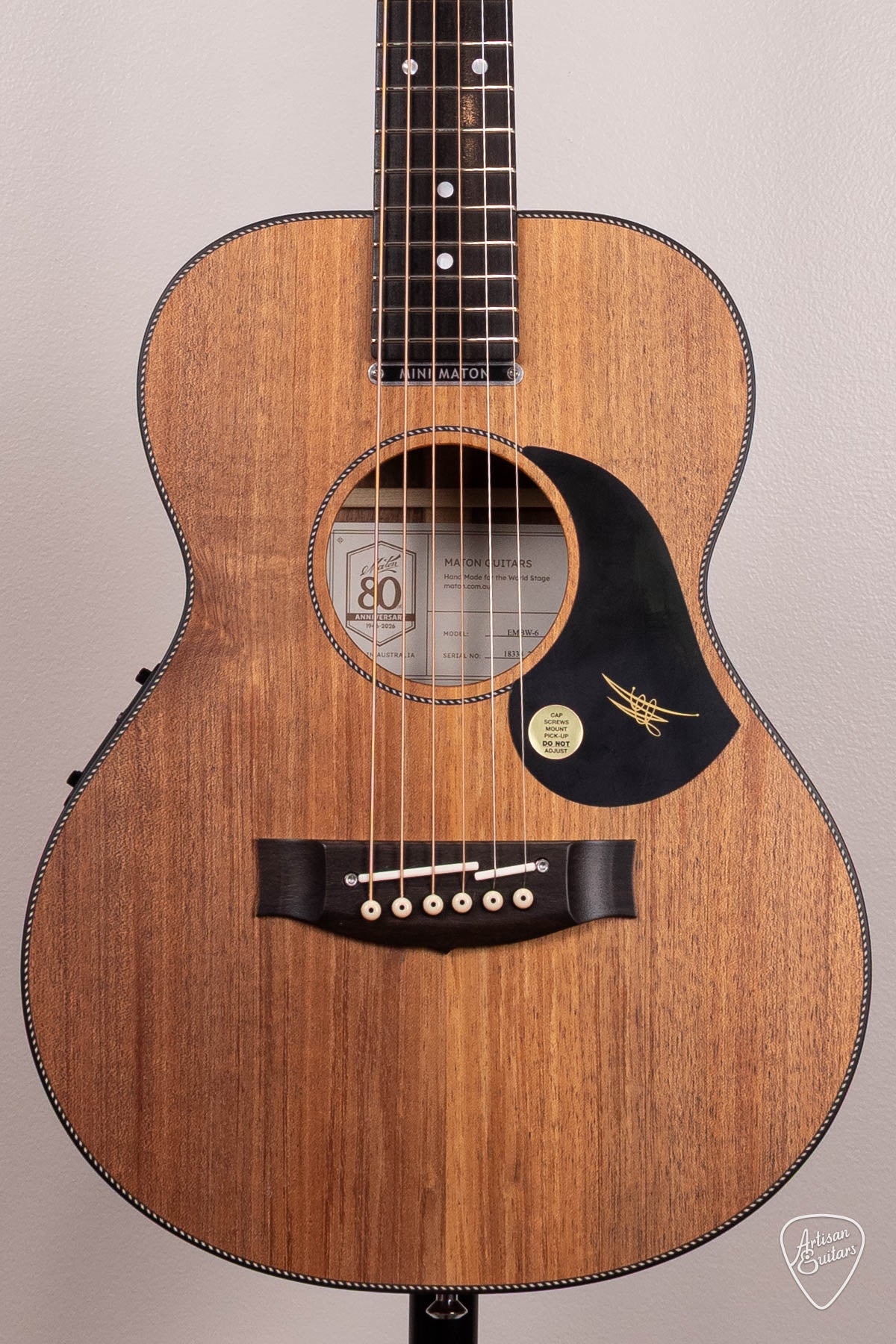 Maton Guitars EMBW-6 All Blackwood Mini - 17228