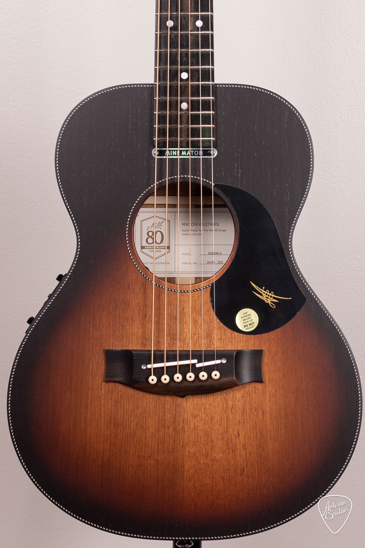 Maton Guitars EMBW-6 All Blackwood Mini - 17179