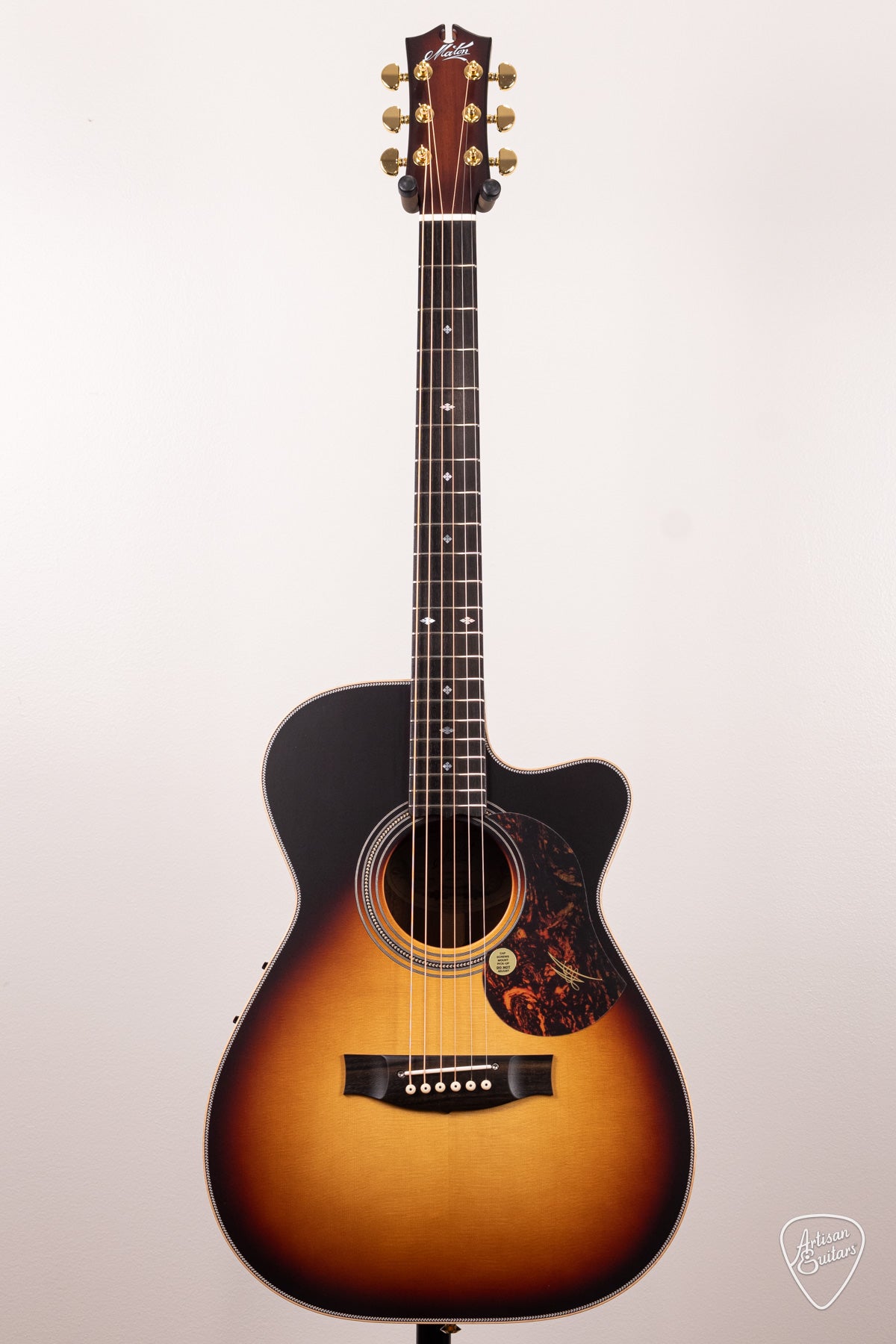 Maton Guitars EBG-808-C Artist Sunburst Cutaway - 16802