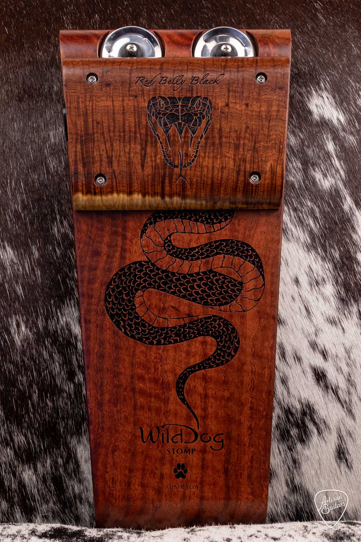 Wild Dog Red Belly Black Stomp Box -  981225