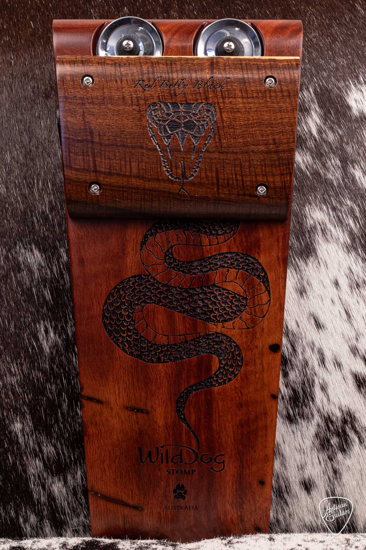 Wild Dog Red Belly Black Stomp Box -  991225