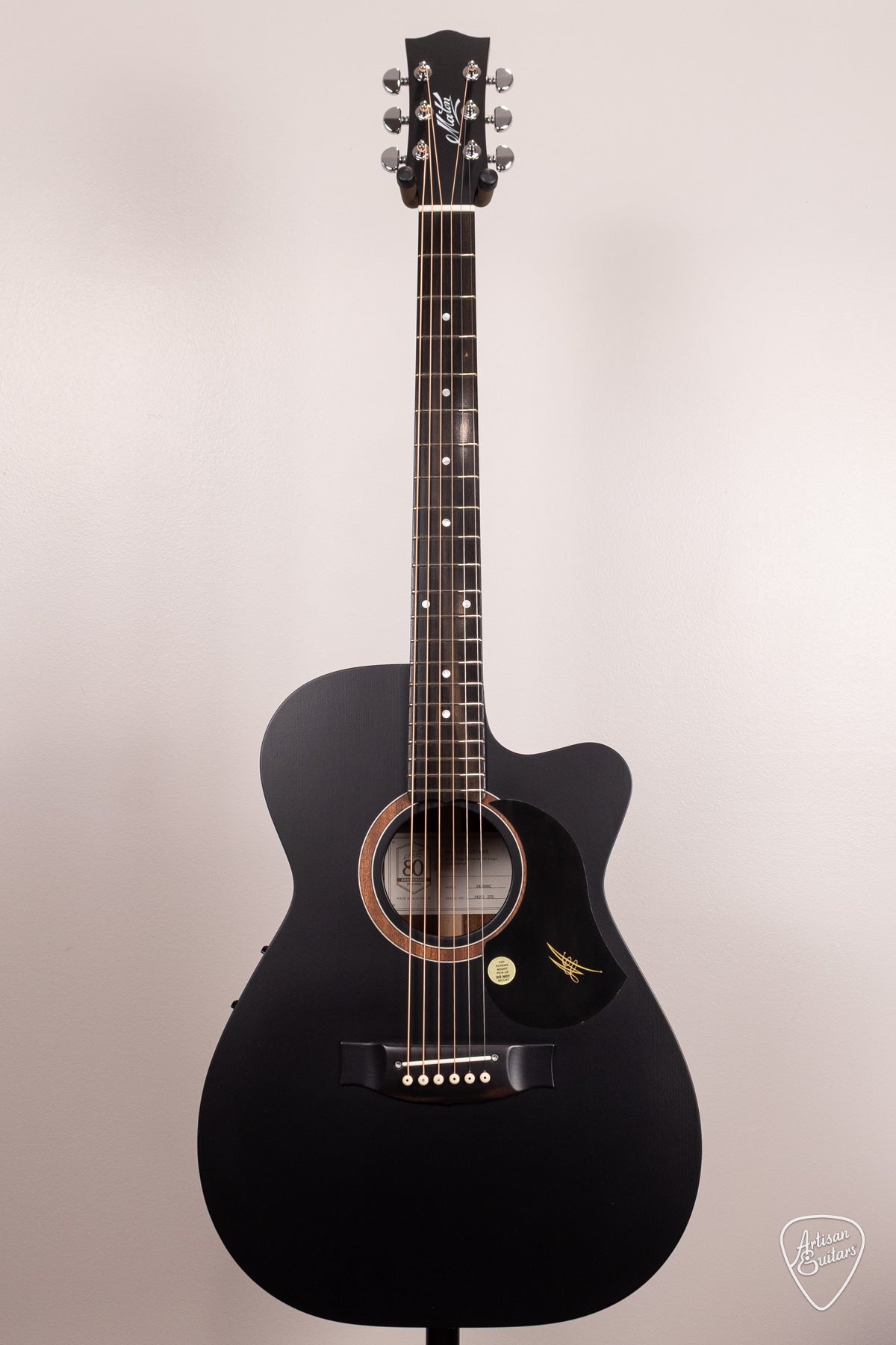 Maton Guitars SRS-808C Custom "Jet Black" - 17209