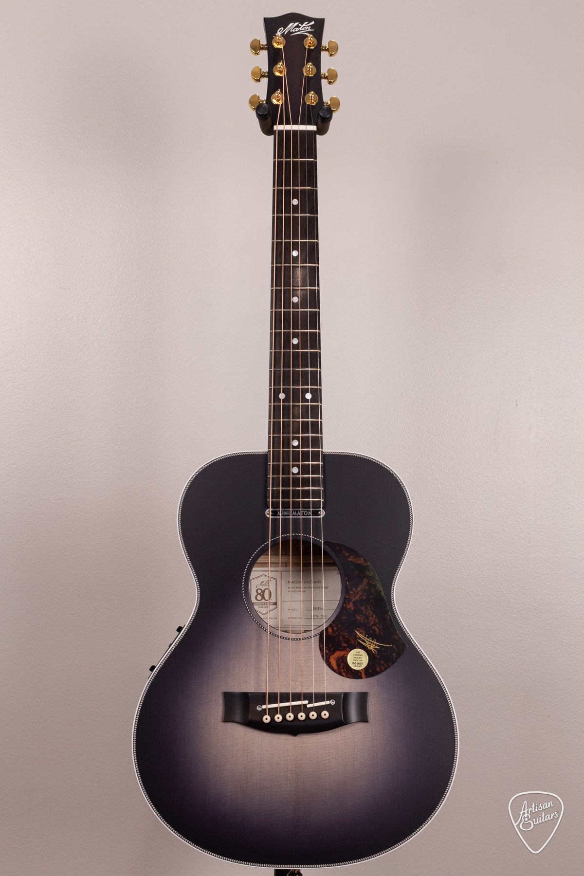 Maton Guitars Troubadour EMTB Mini GHOST BLACK  - 17241