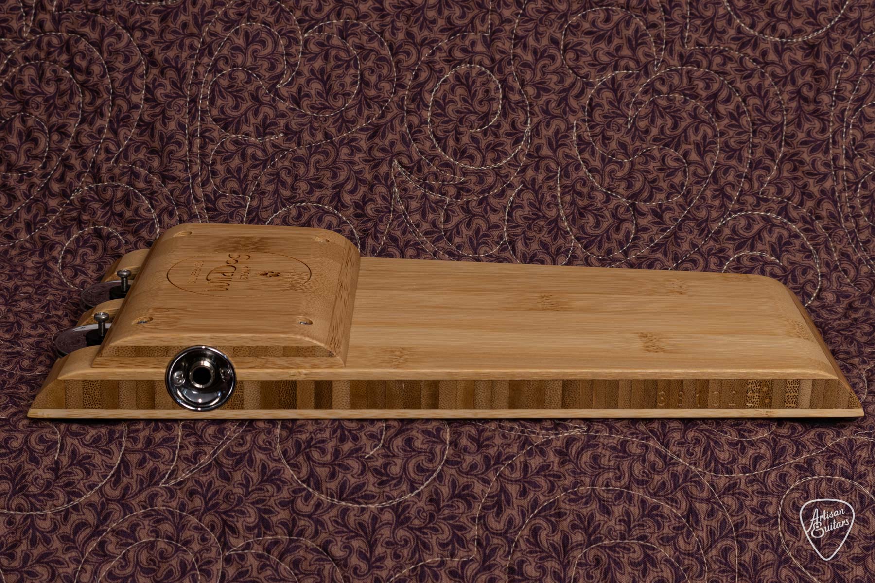 Wild Dog Silverback Stomp Box w/ Bamboo Timber & Tamborine Jingles - WD-381022