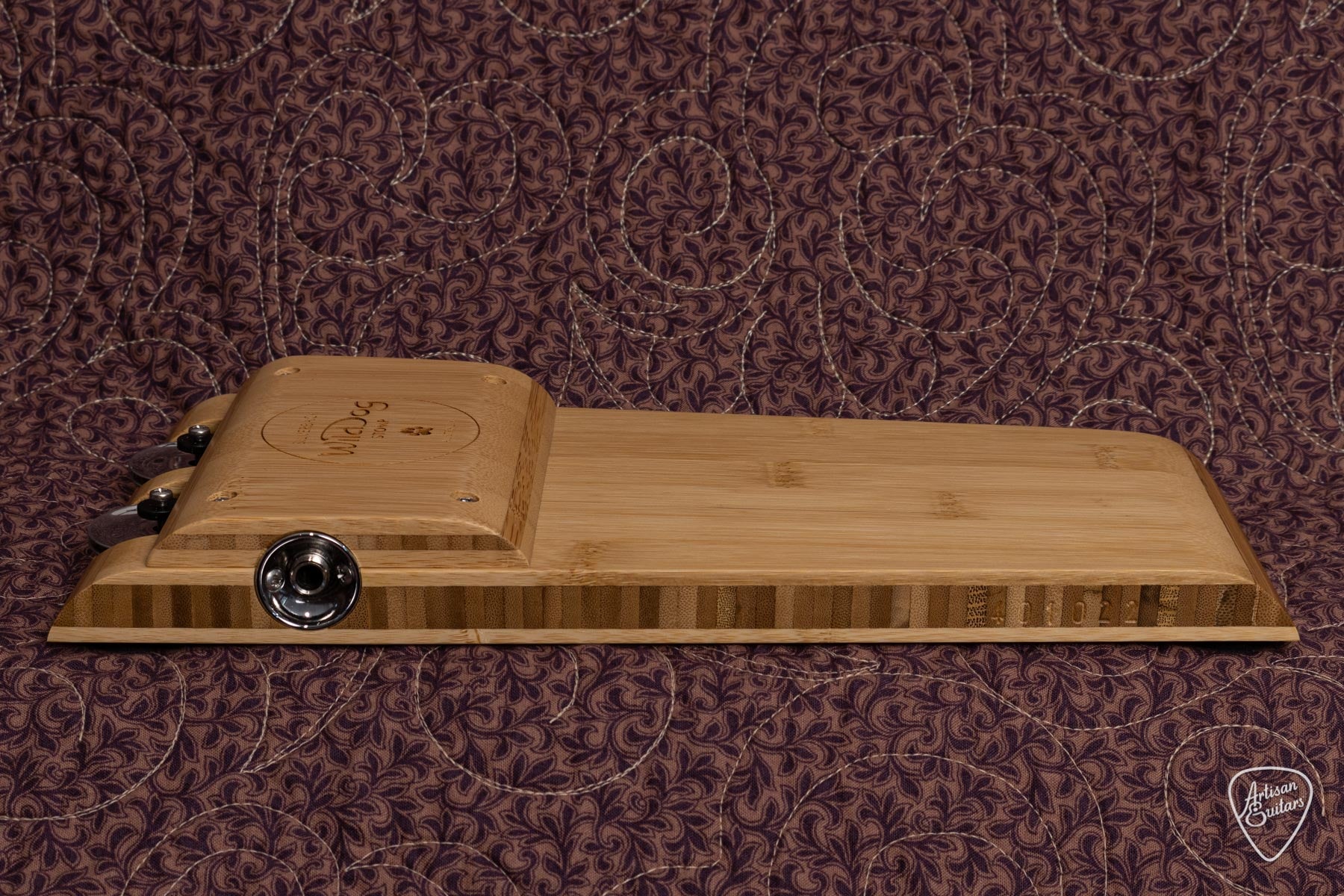 Wild Dog Silverback Stomp Box w/ Bamboo Timber & Tamborine Jingles - WD-401022