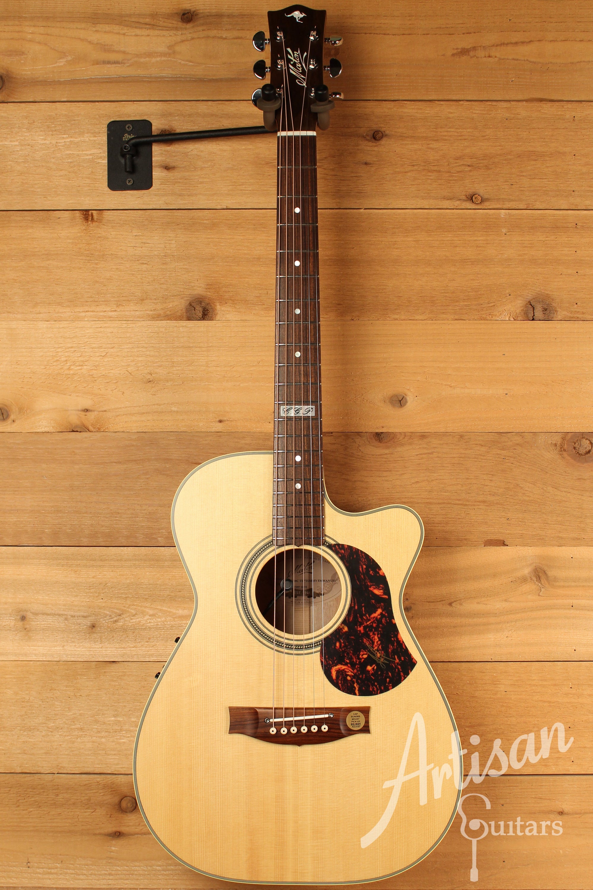 Maton EBG 808C TE Tommy Emmanuel Signature Guitar w/ Cutaway ID-13016 - Artisan Guitars