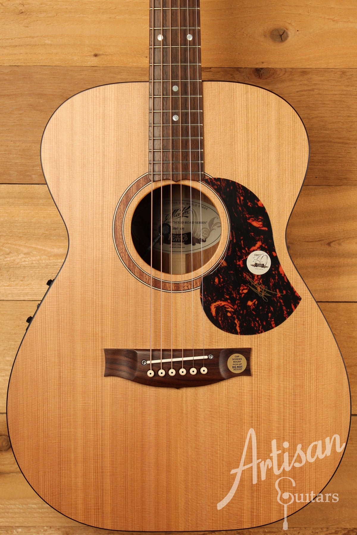 Maton SRS808 Guitar Western Red Cedar and Solid Blackwood ID-12689 - Artisan Guitars