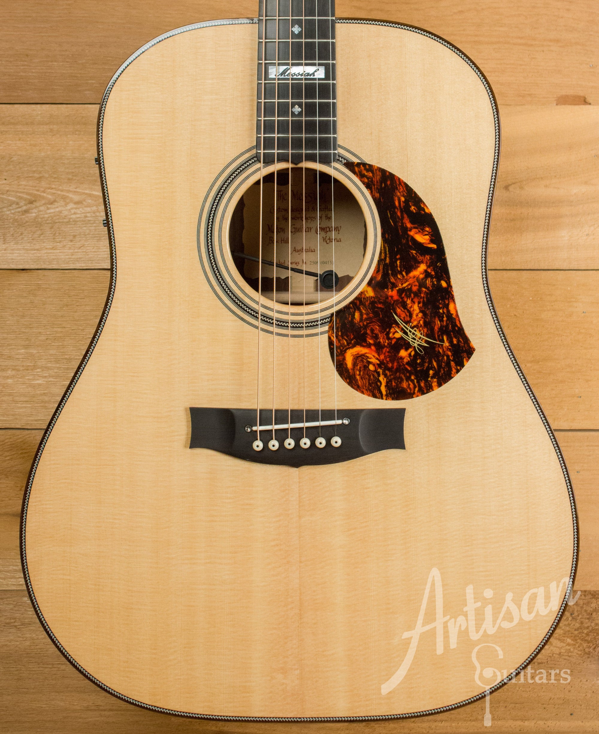 Maton EM100 Messiah Dreadnought Sitka Spruce and Indian Rosewood Pre-Owned 2015 ID-11125 - Artisan Guitars