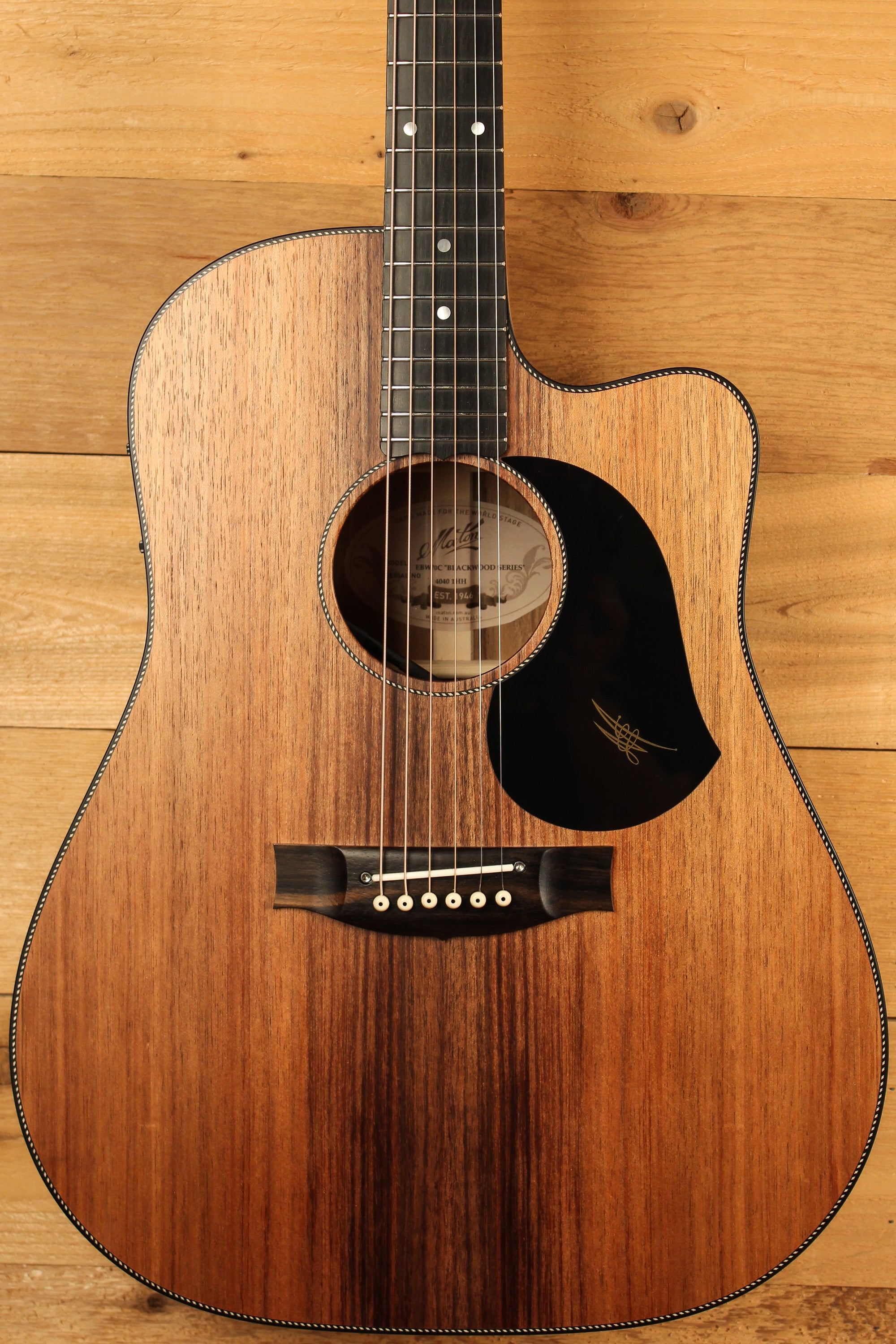 Maton EBW70C Blackwood Dreadnought w/ AP5 Pro Pre-Owned 2018 ID-13632 - Artisan Guitars