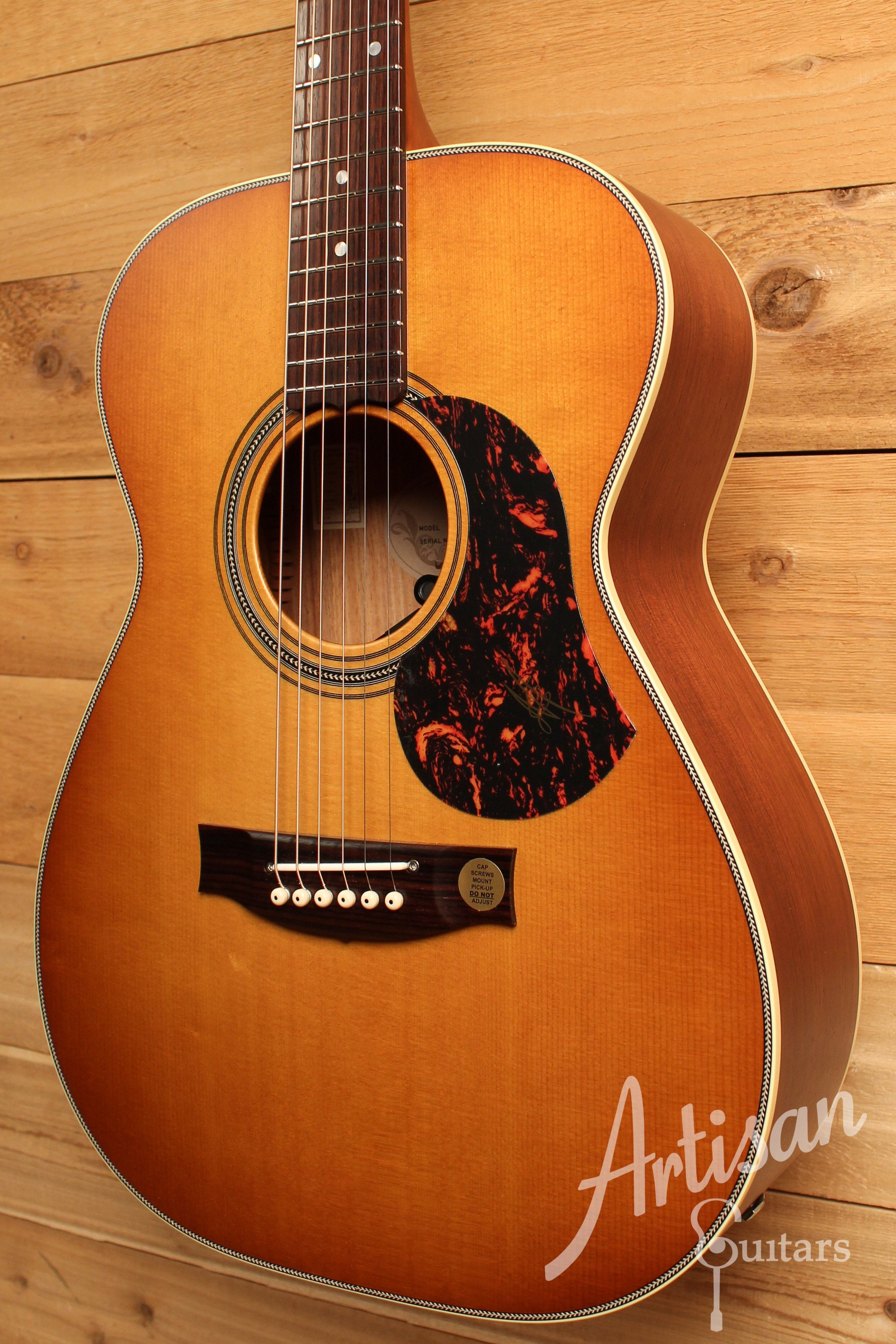 Maton EBG808 Nashville Series Sitka Spruce & Blackwood w/ Vintage Amber Sunburst Finish ID-12779 - Artisan Guitars