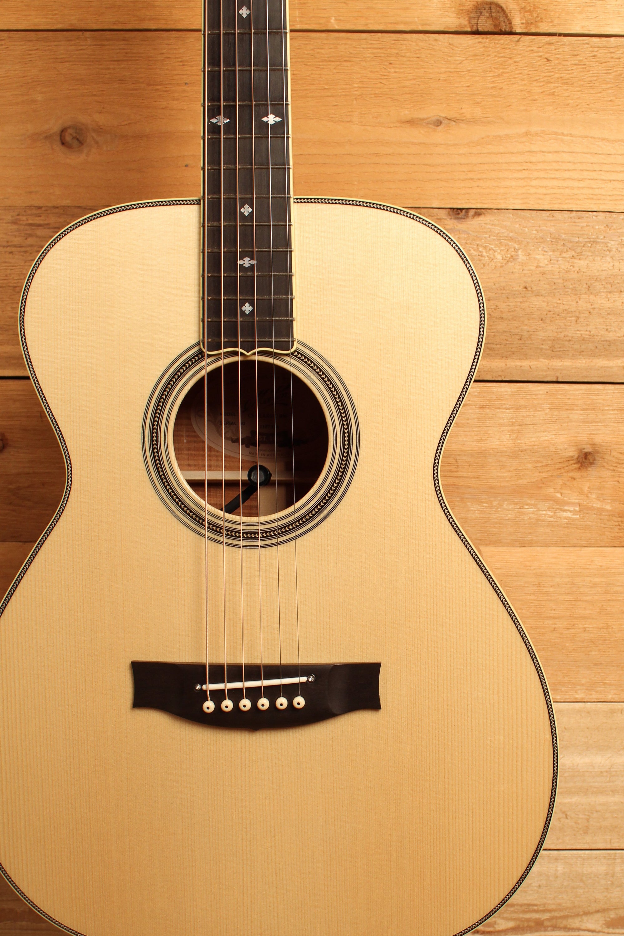 Maton Custom Shop Classic Blackwood Special Guitar with European Spruce & Figured Blackwood ID-13090 - Artisan Guitars