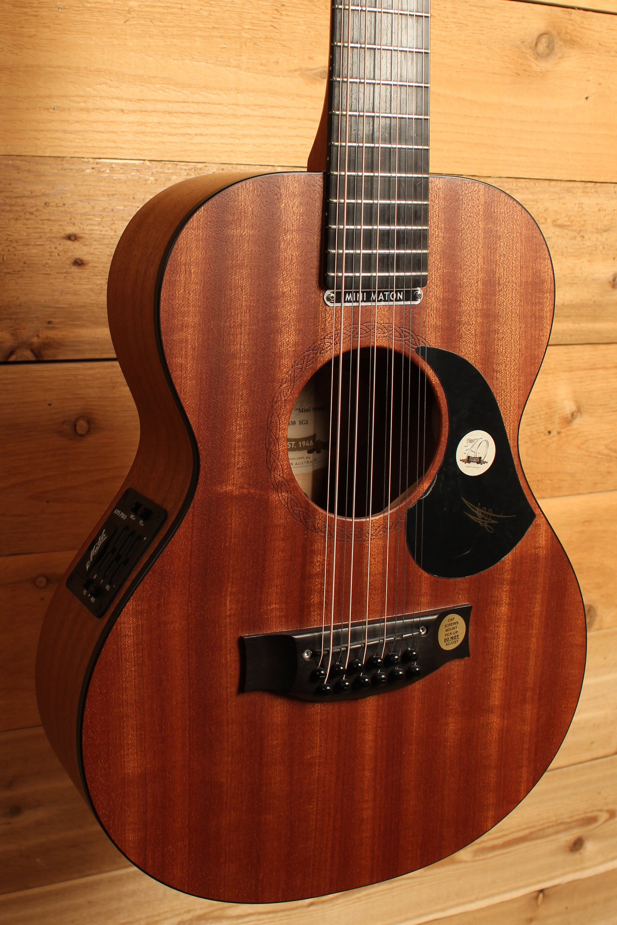 Maton EMM-12 String Mini Maton All Mahogany with AP5 Pro Pre-Owned 2019 ID-13256 - Artisan Guitars
