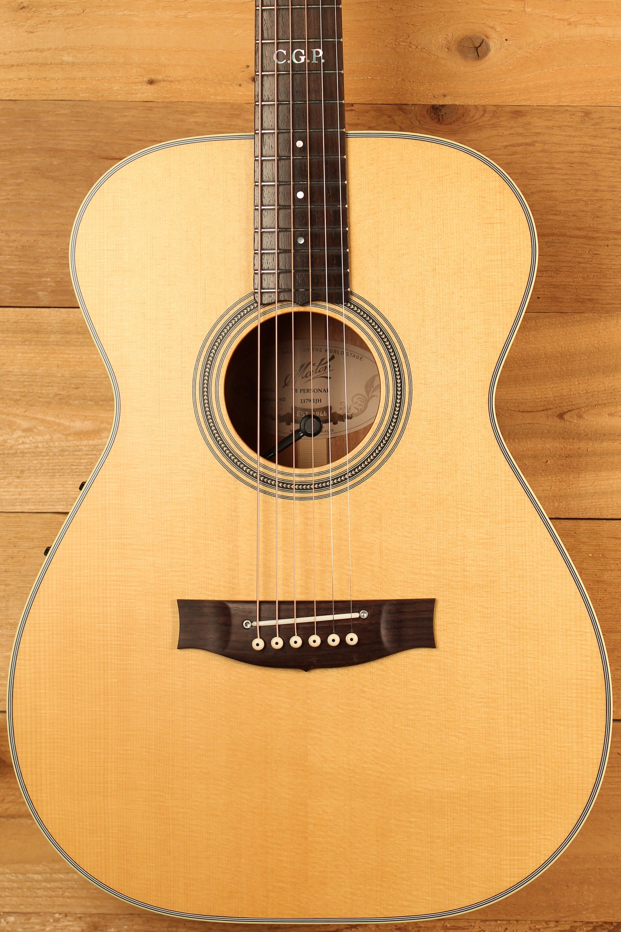 Maton Custom Shop TE Personal Thinline Guitar "AAA" Sitka Spruce and AAA" Figured Queensland Maple ID-13618 - Artisan Guitars