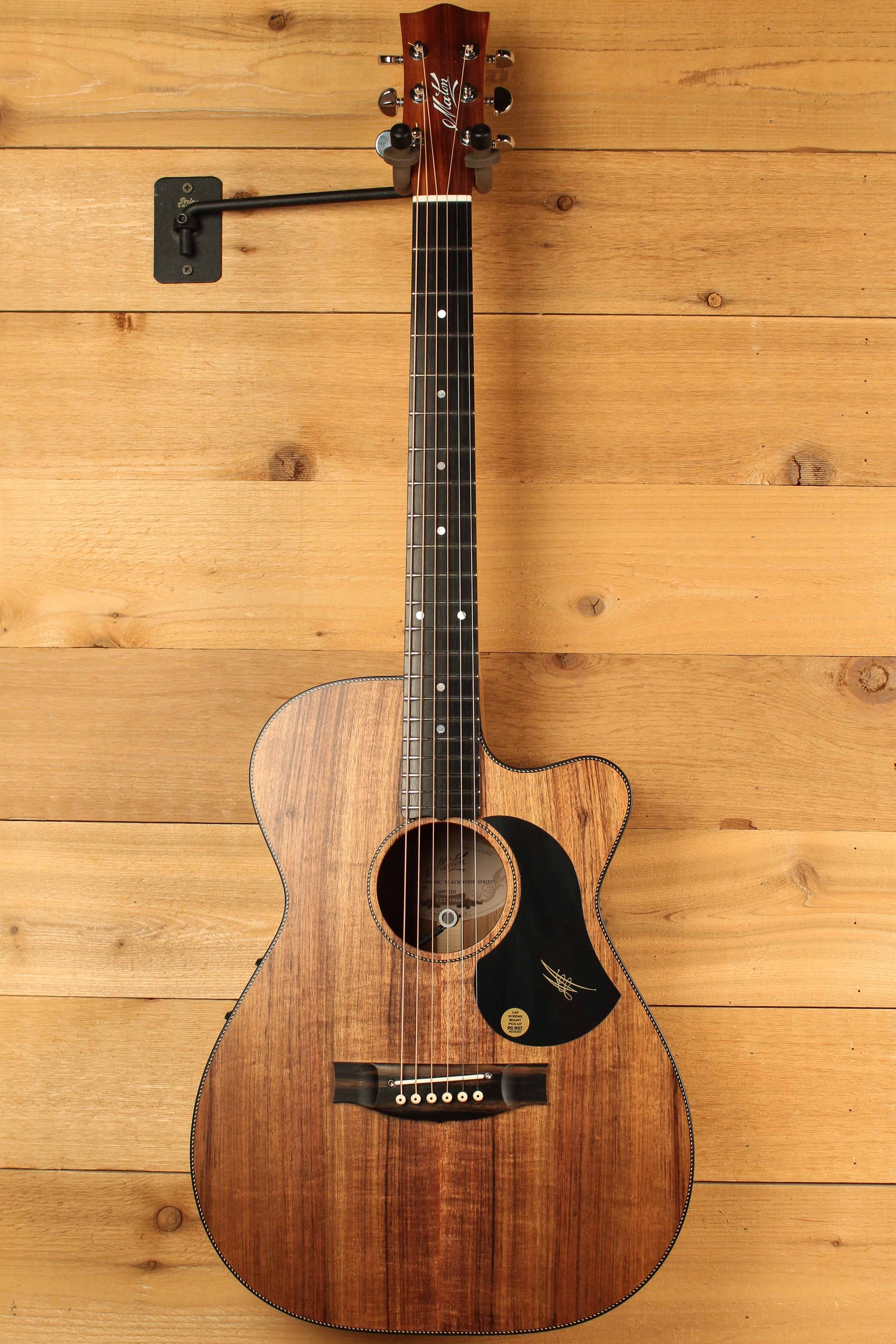 Maton EBW808 Cutaway Guitar w/ Blackwood Top, Back & Sides w/ AP5 Pro Pickup System ID-13588 - Artisan Guitars