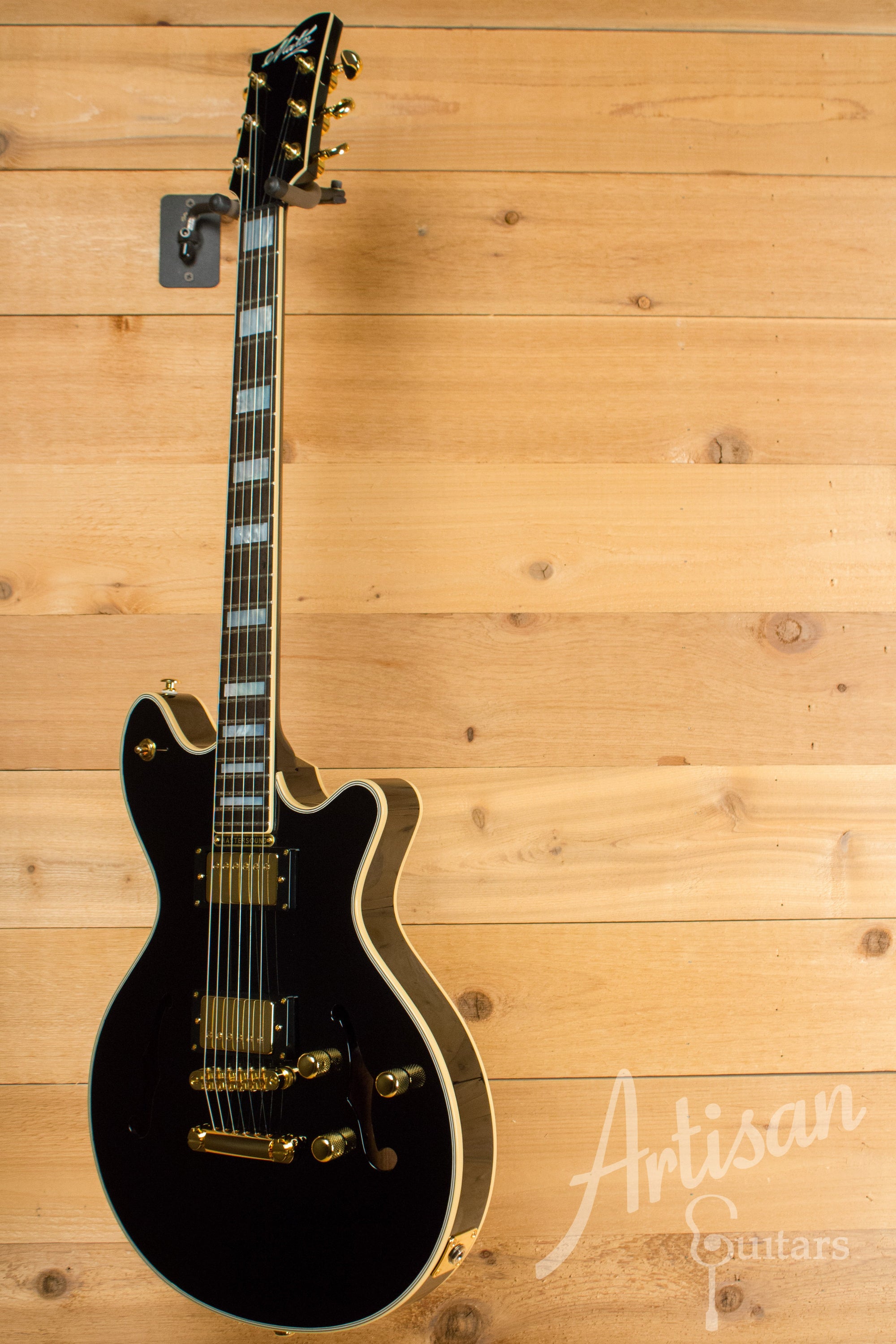 Maton BB1200 Deluxe Electric Guitar Gloss Black Finish Pre-Owned 2012 ID-11217 - Artisan Guitars