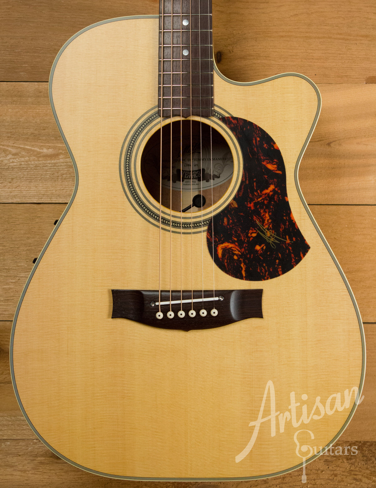 Maton EBG 808C TE Tommy Emmanuel Signature Guitar Cutaway NAMM 2017 ID-11211 - Artisan Guitars