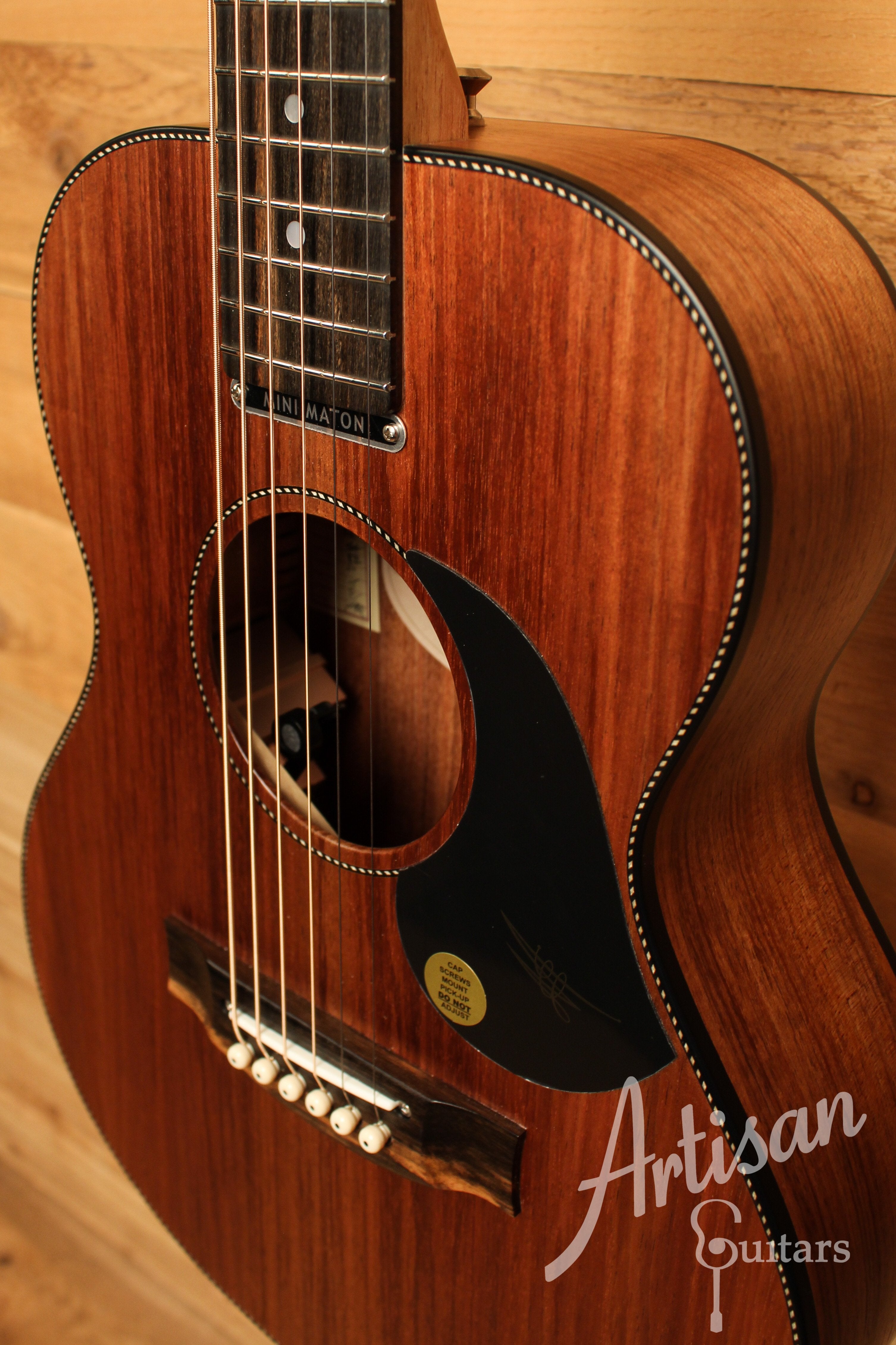 Maton EMBW6 Mini Guitar w/ Blackwood Top, Back & Sides and AP5 Pro Pickup System ID-13010 - Artisan Guitars