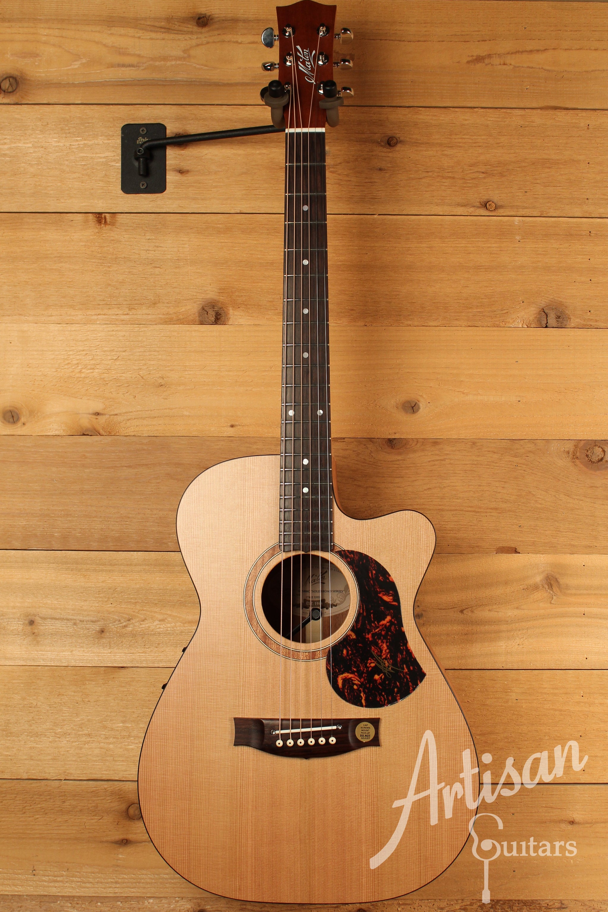 Maton SRS808C Guitar Western Red Cedar and Solid Blackwood w/ Cutaway ID-12987 - Artisan Guitars